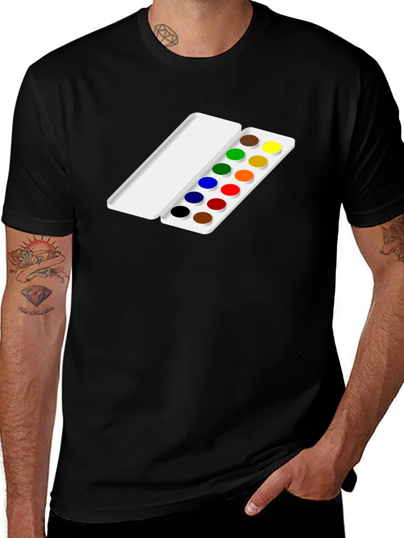 Artist's Watercolor Palette T-Shirt