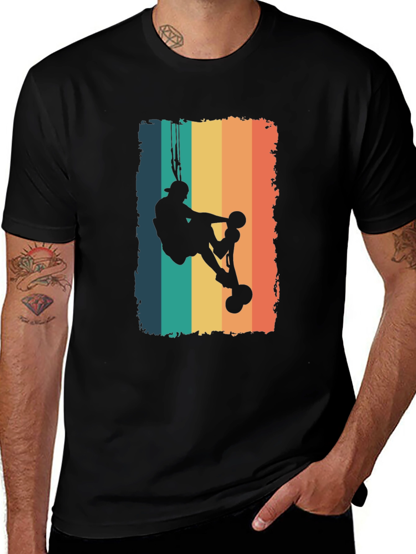 Variant 22 of Retro Rock Climber Graphic T-Shirt