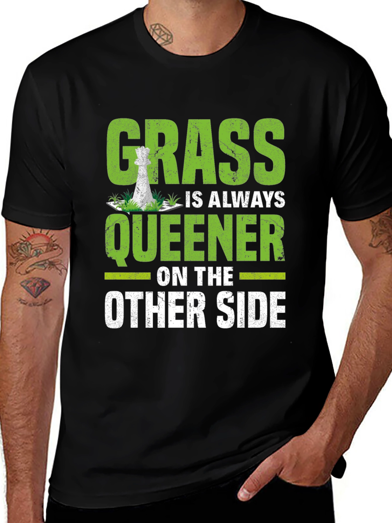 Variant 10 of Grass is Always Greener T-Shirt
