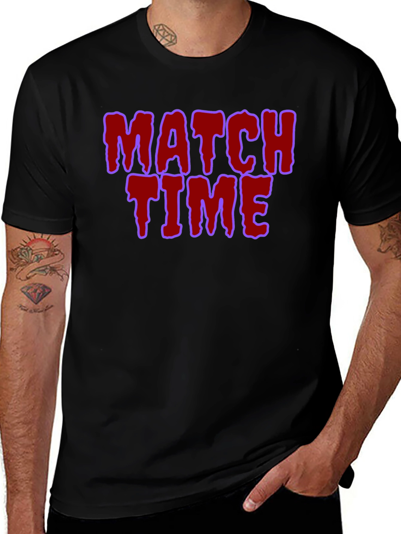Variant 2 of Match Time Graphic Tee - Unique Design!