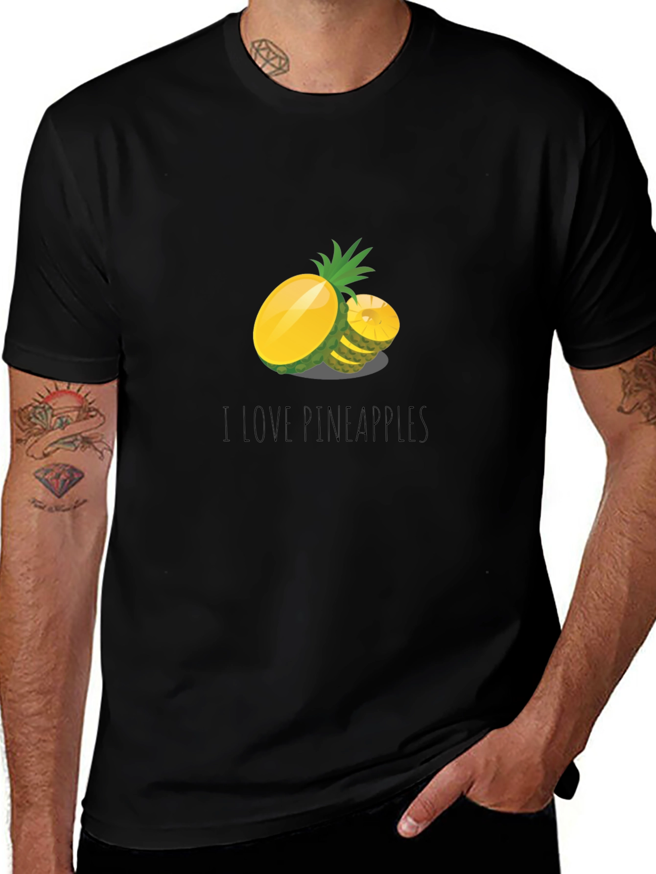 Variant 20 of I Love Pineapples T-Shirt