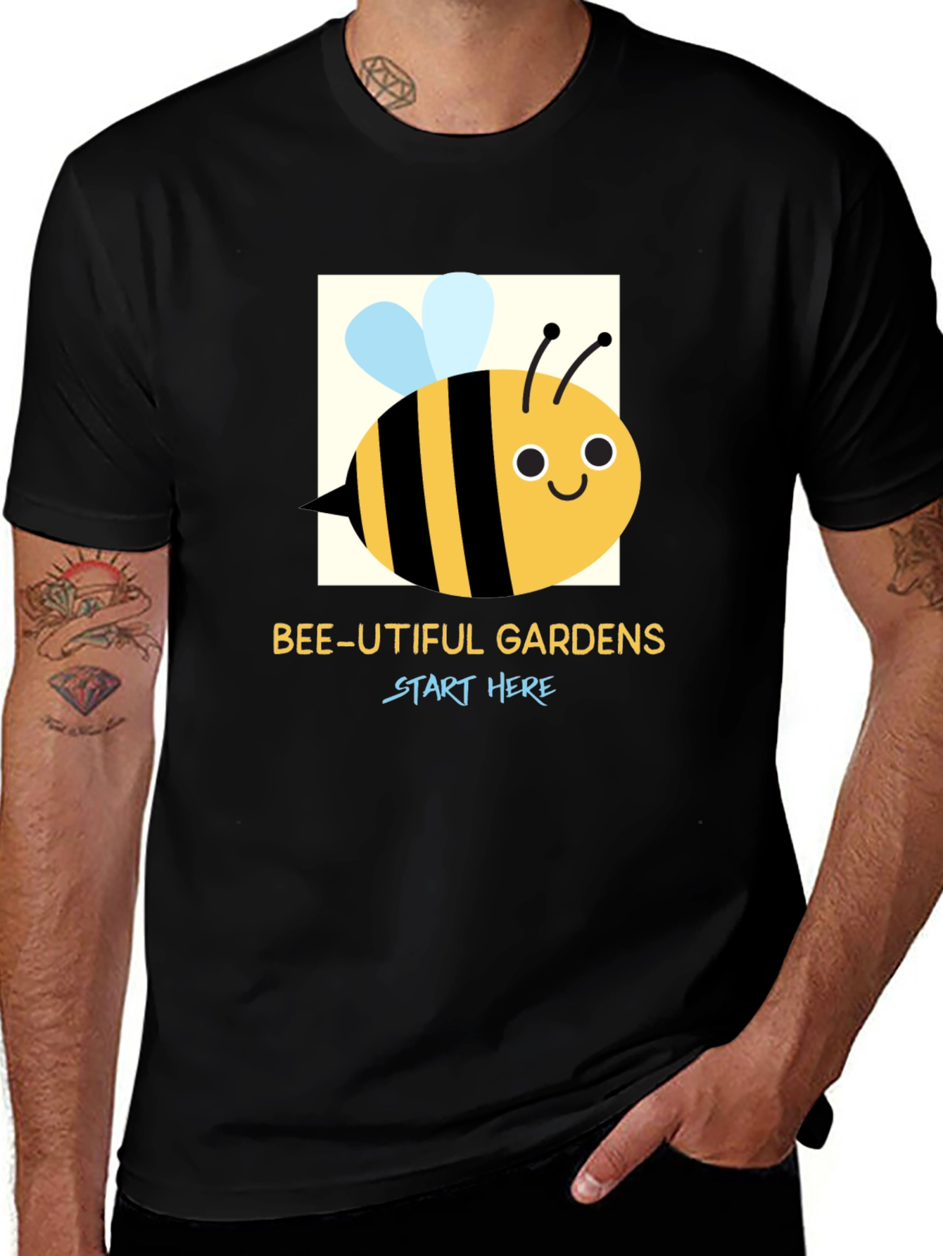 Variant 21 of Bee-utiful Gardens T-Shirt