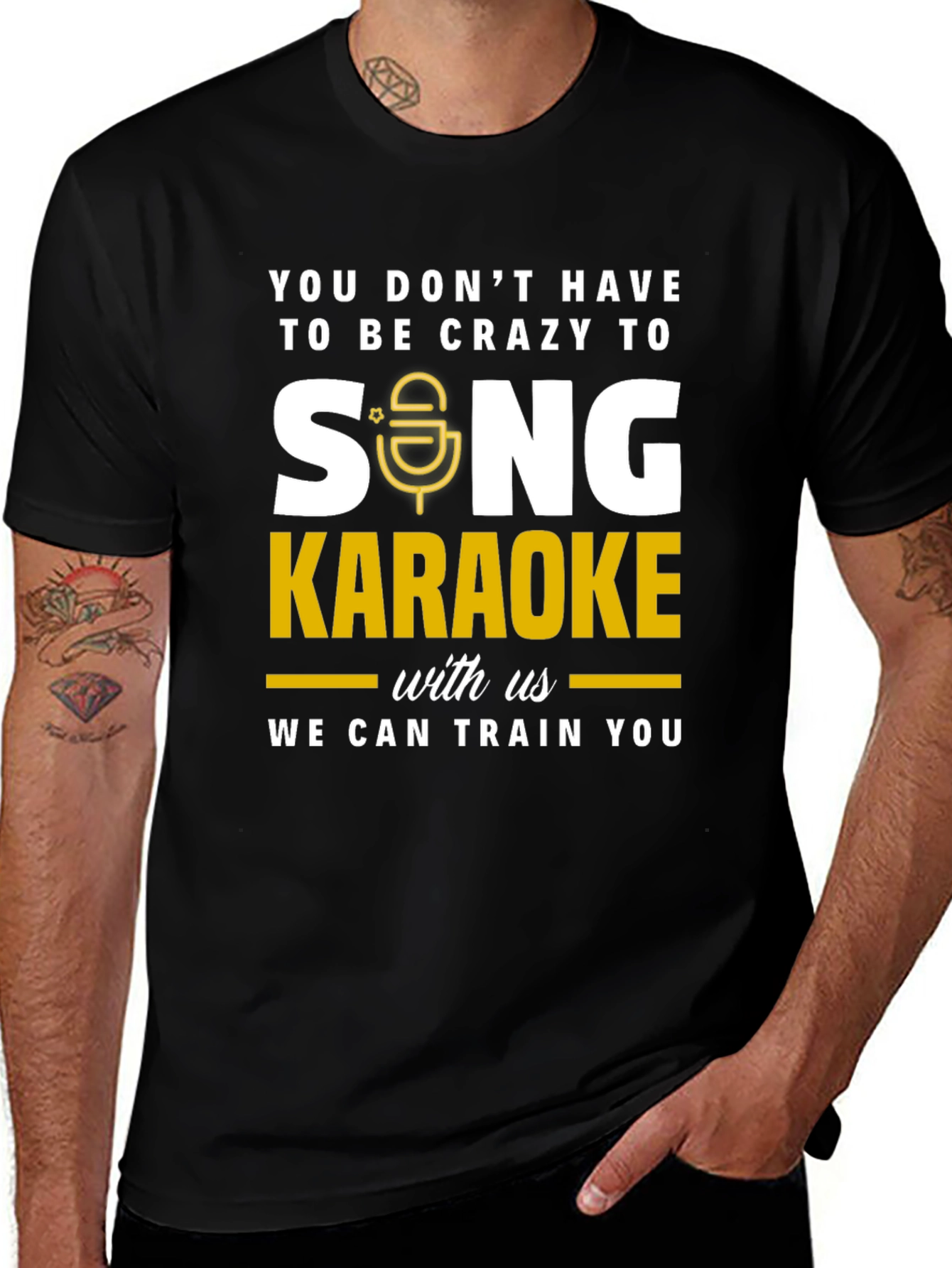 Variant 26 of Crazy Karaoke T-Shirt