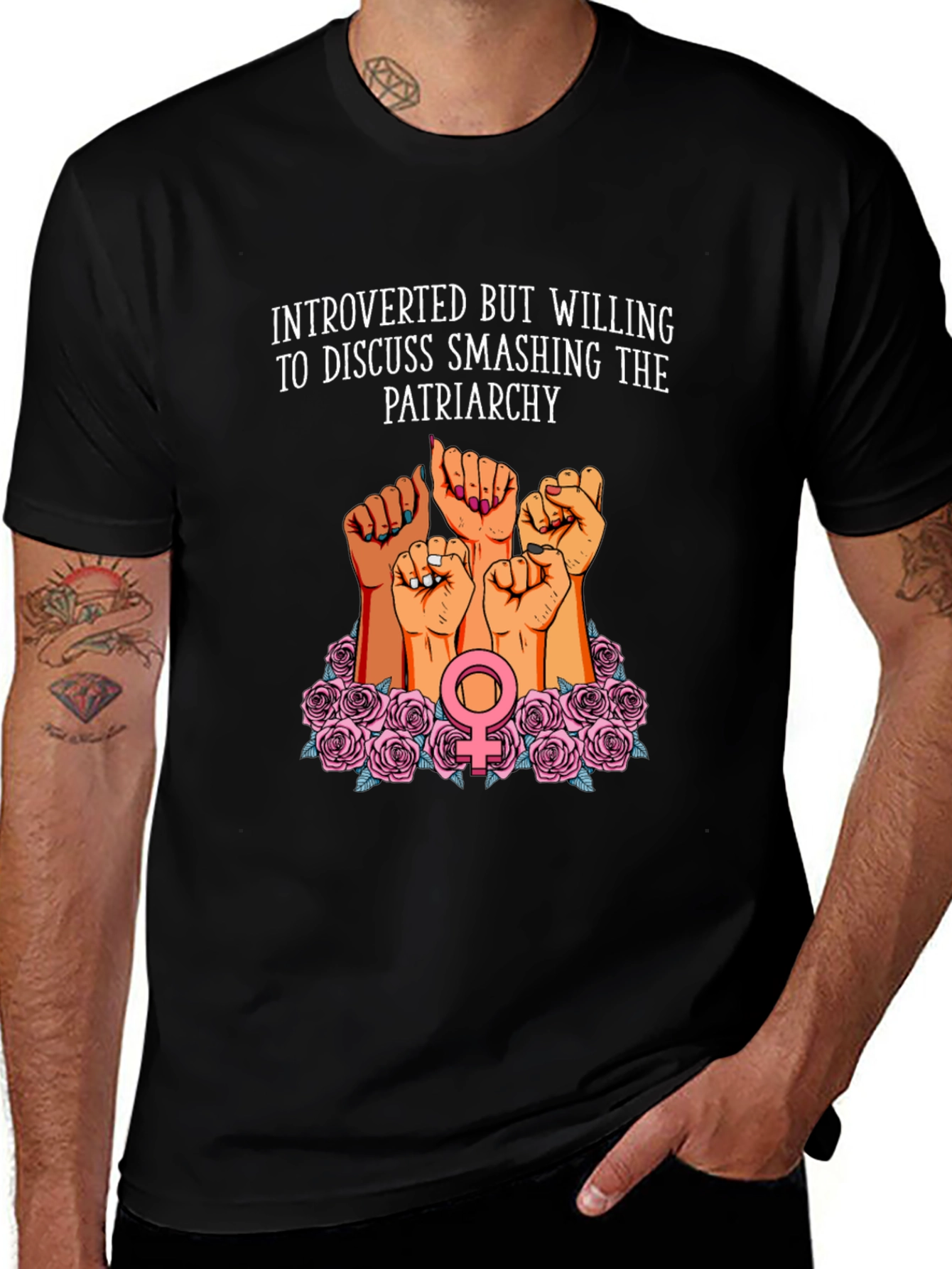 Variant 19 of Feminist Introvert T-Shirt