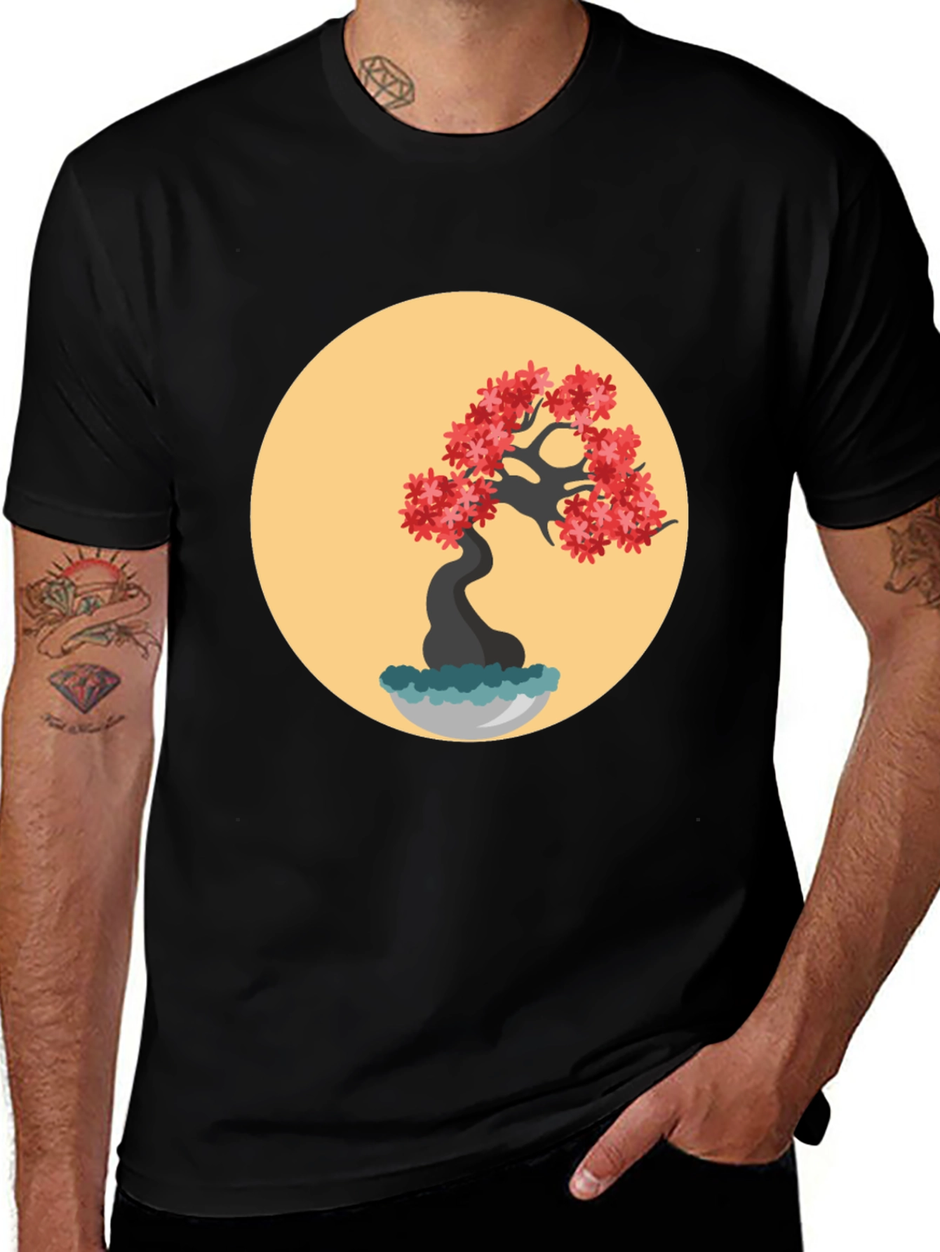 Variant 15 of Bonsai Tree Graphic Tee - Stylish & Unique