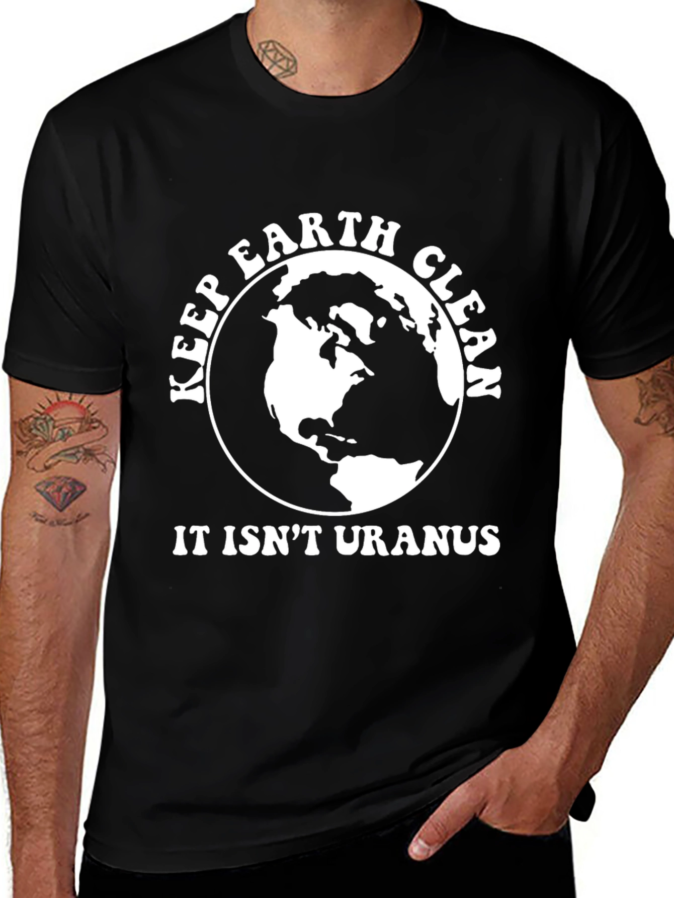 Keep Earth Clean T-Shirt - Environmental Awareness