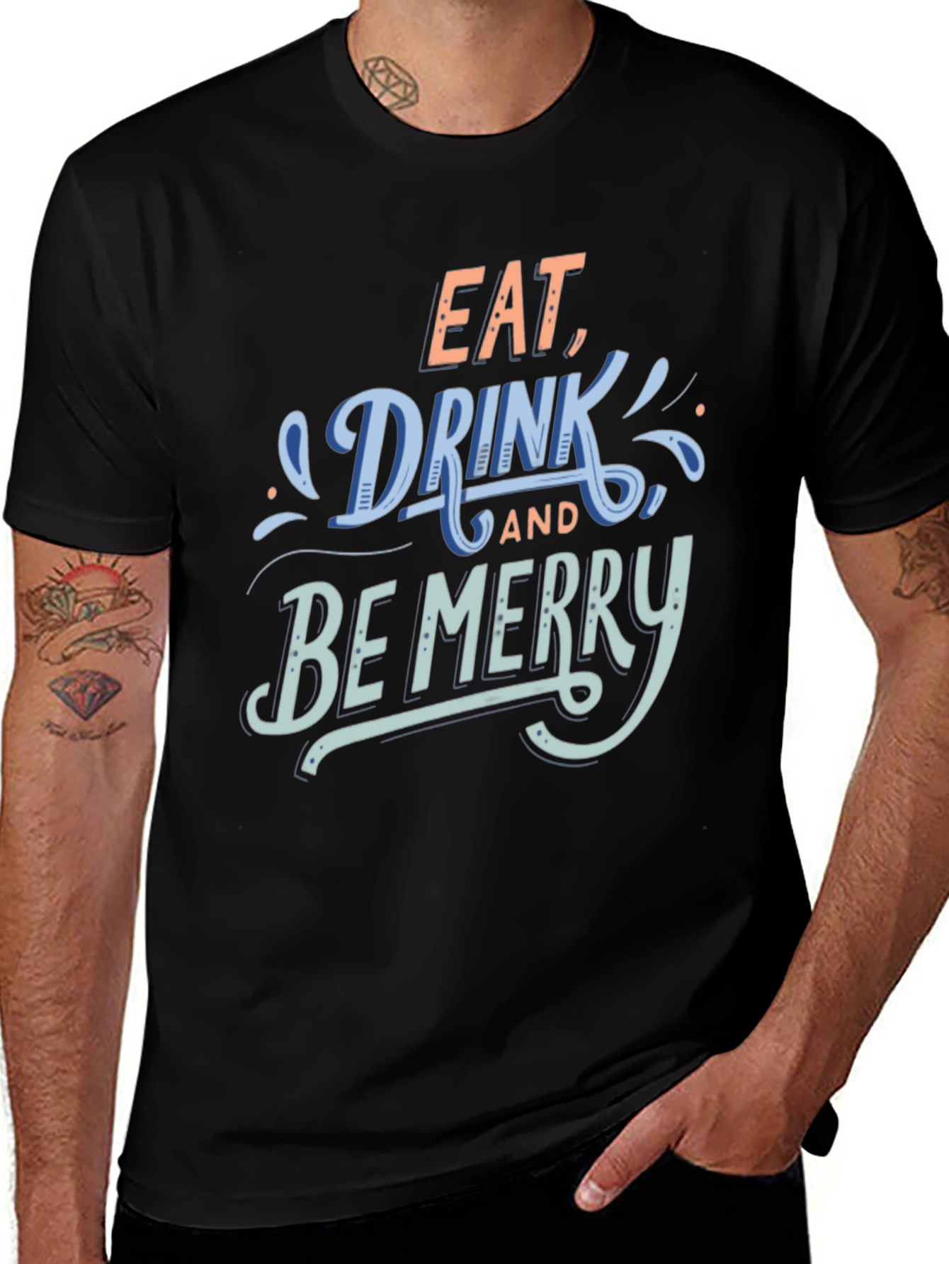 Variant 20 of Eat, Drink, and Be Merry T-Shirt