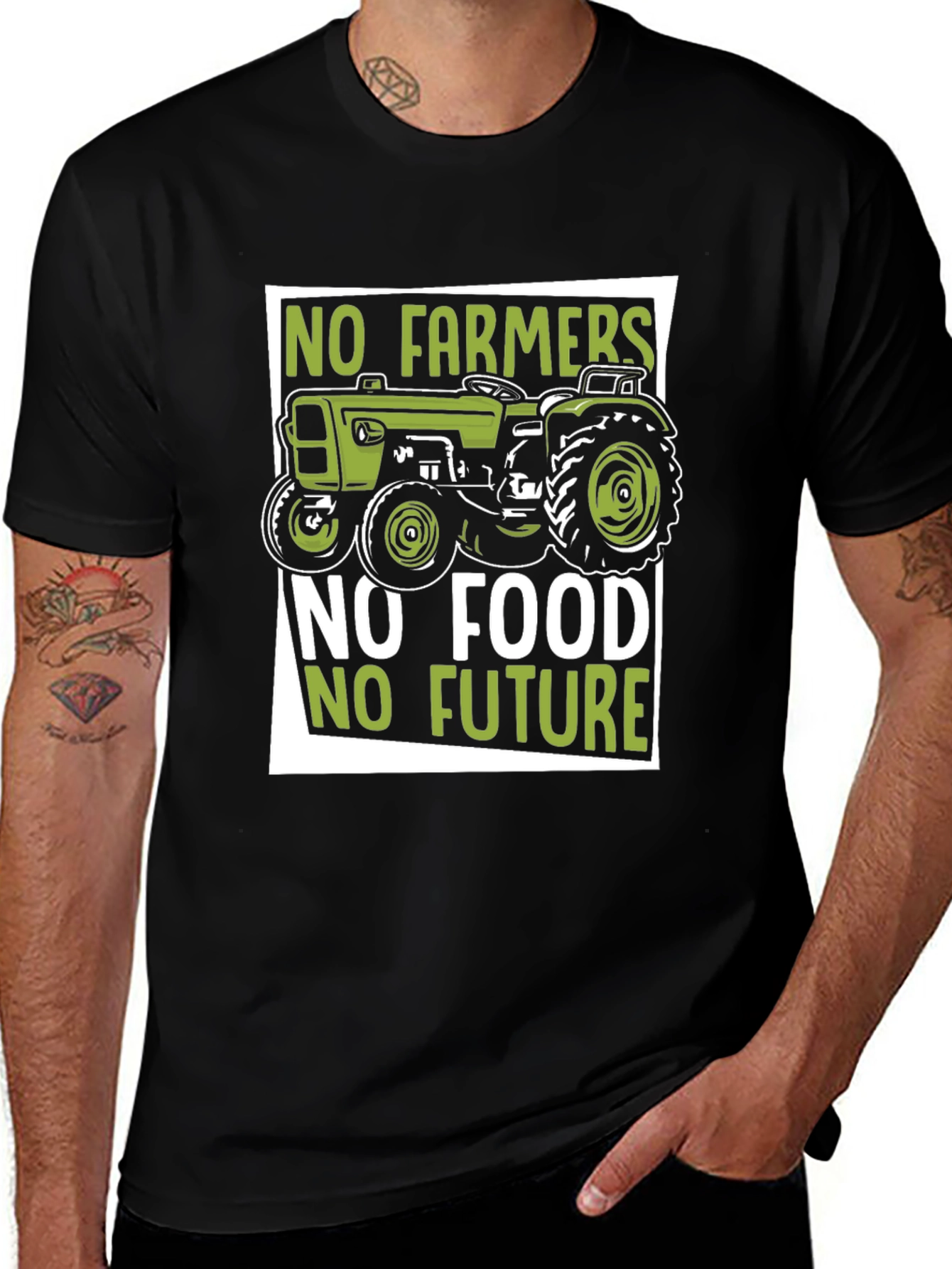 Variant 2 of No Farmers No Food No Future Graphic Tee