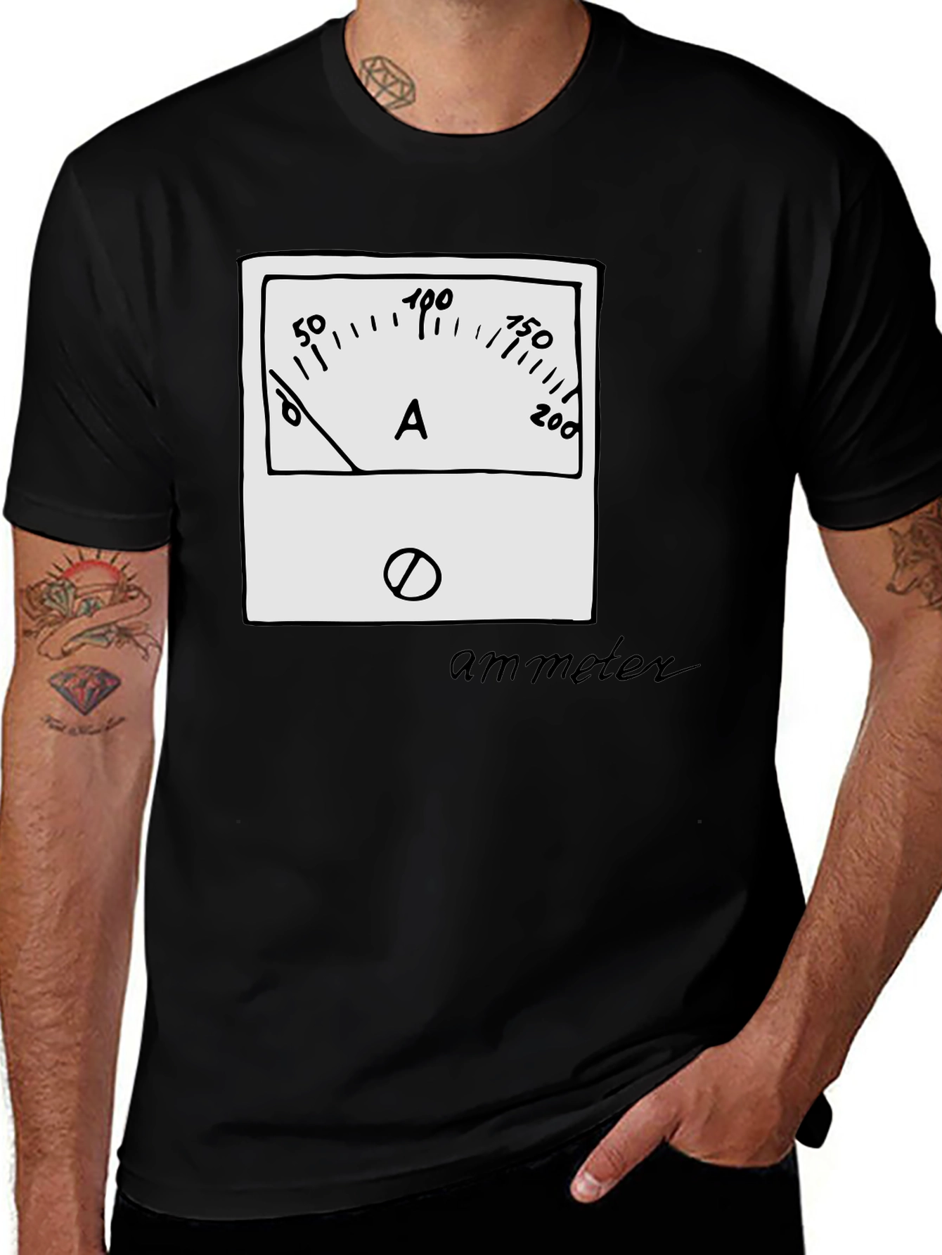 Ammeter Graphic Black T-Shirt
