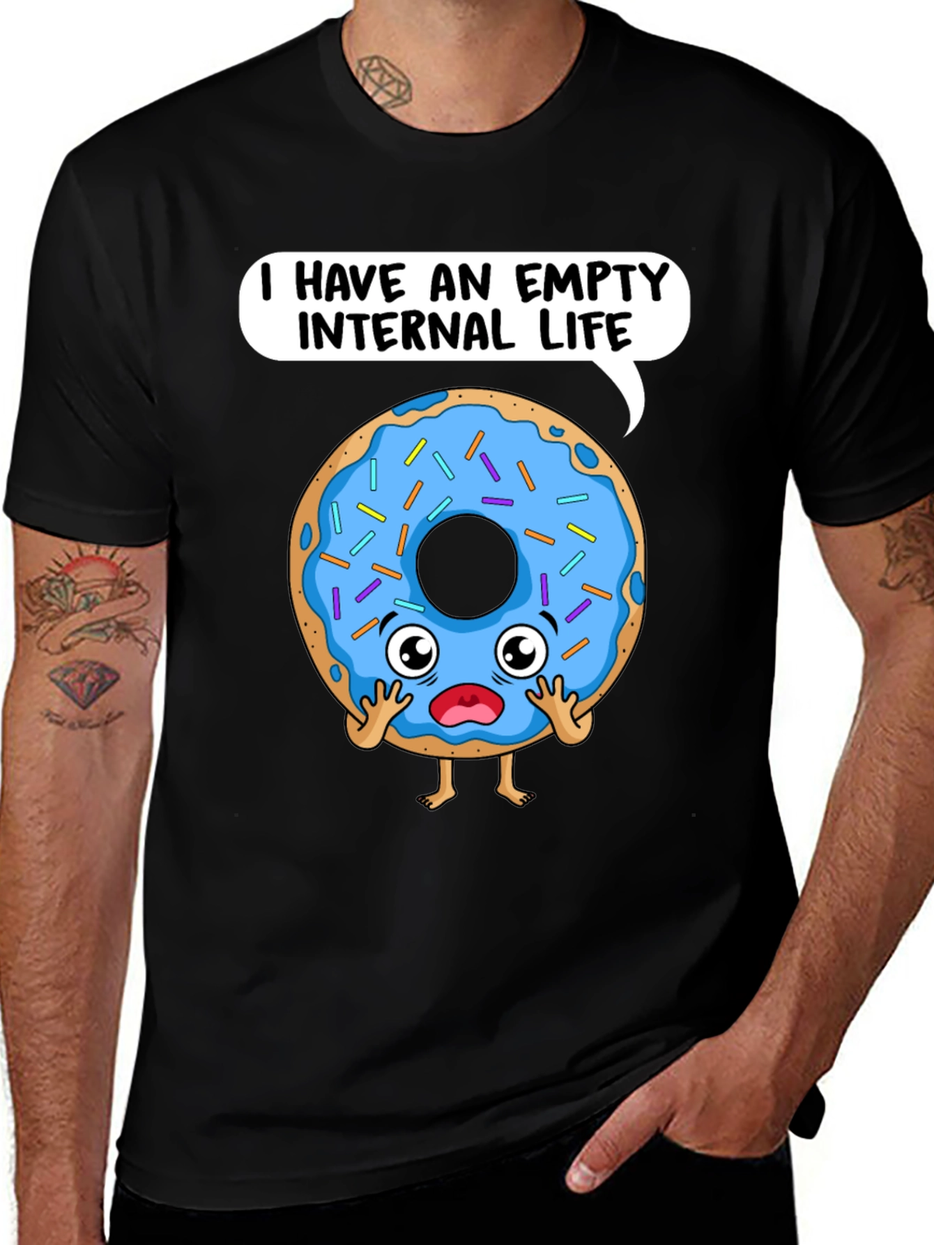 Variant 16 of Empty Internal Life Donut T-Shirt
