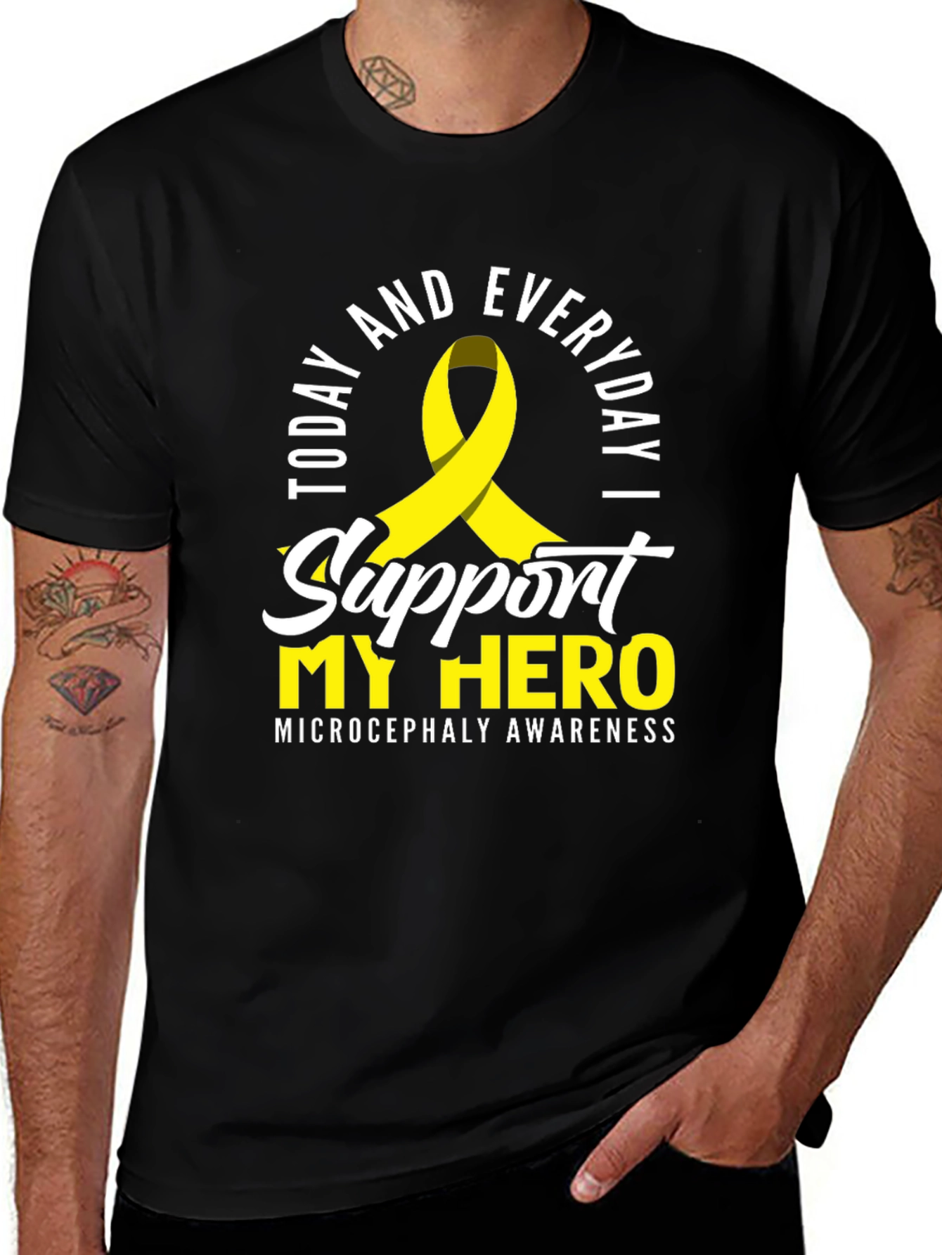 Microcephaly Awareness Support Hero T-Shirt