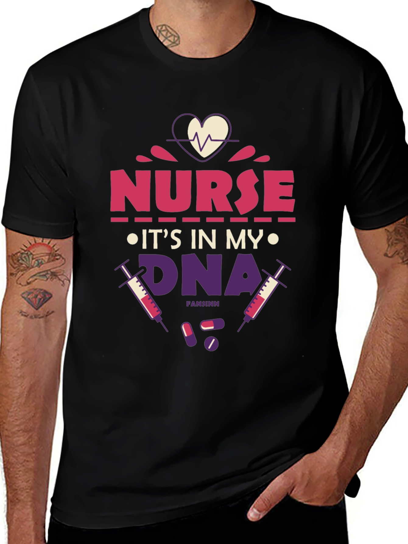 Nurse DNA T-Shirt - Medical Professional Apparel