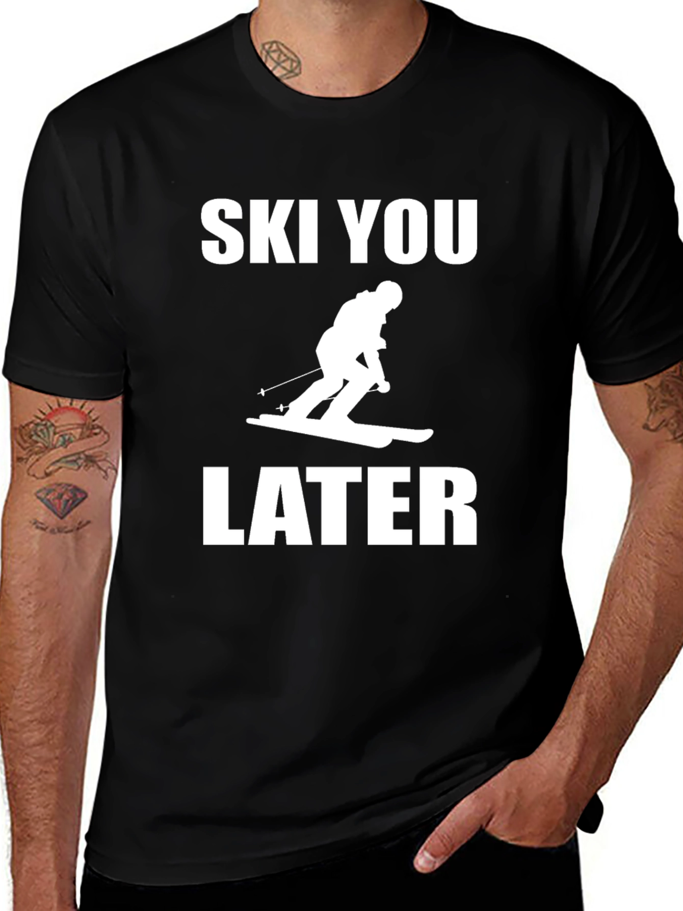 Ski You Later T-Shirt - Funny Skiing Pun