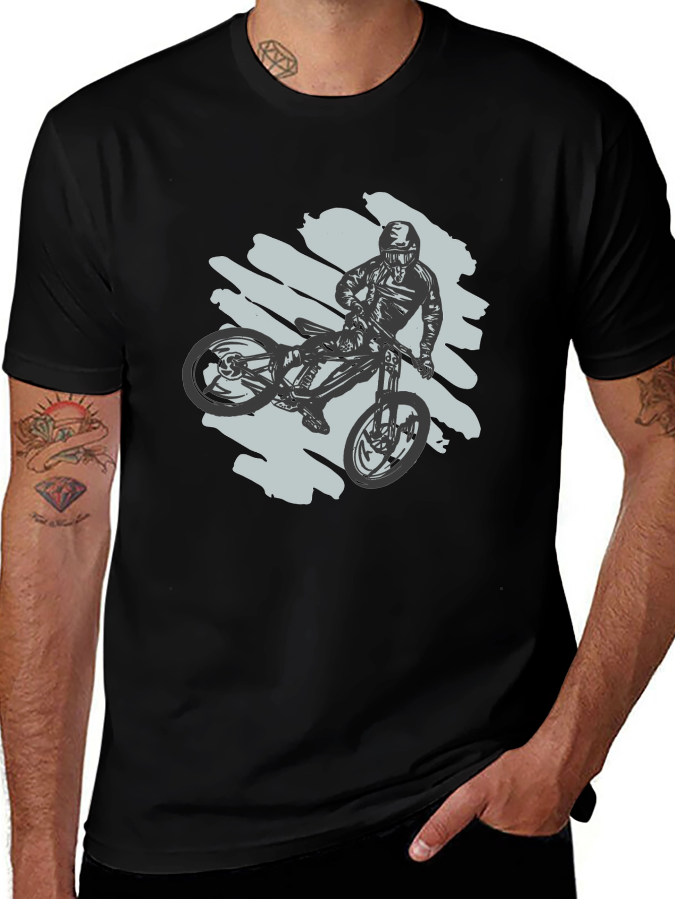Variant 12 of Mountain Bike Graphic Tee - Ride in Style!