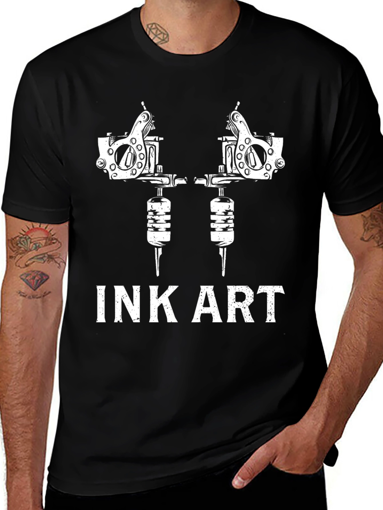 Variant 28 of Ink Art Tattoo Machine Graphic Tee