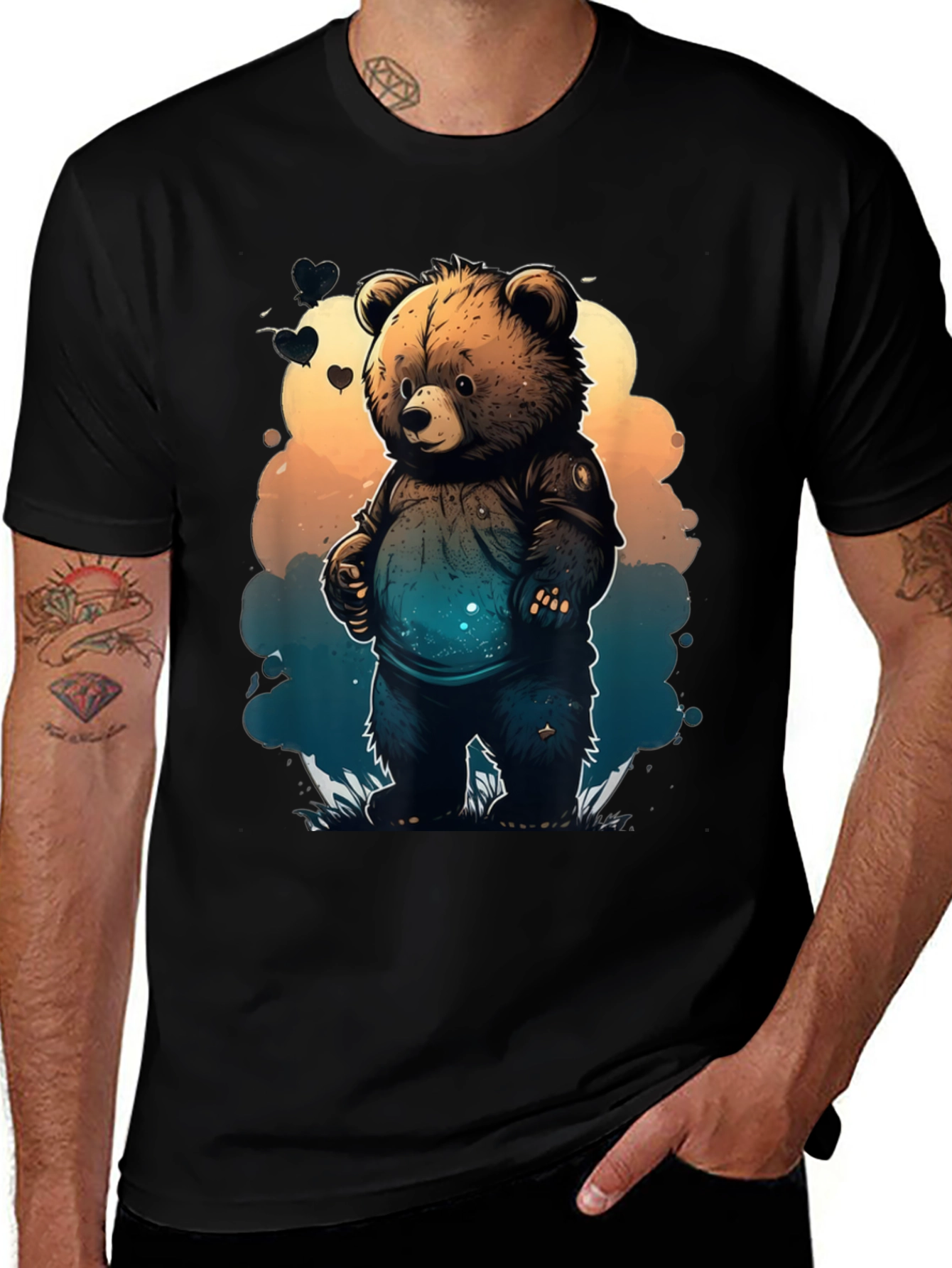 Variant 19 of Bear Graphic T-Shirt - Soft & Stylish