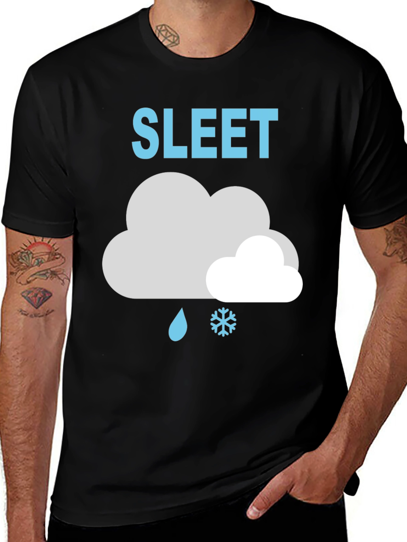 Sleet Weather Graphic T-Shirt