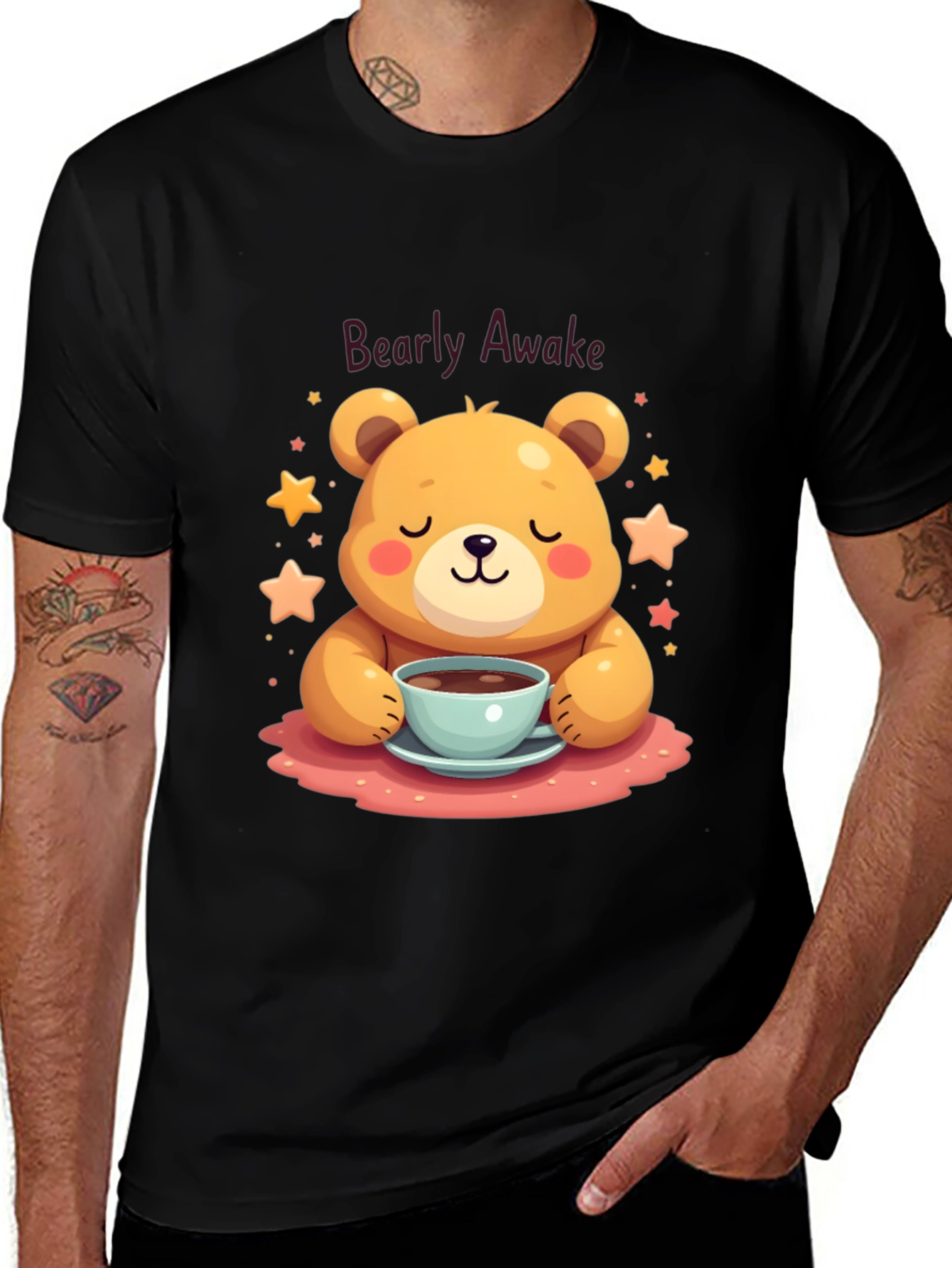 Variant 24 of Bearly Awake Coffee T-Shirt