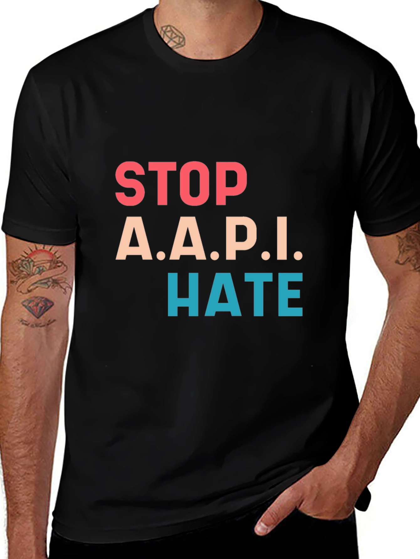 Stop AAPI Hate T-Shirt - Support & Solidarity