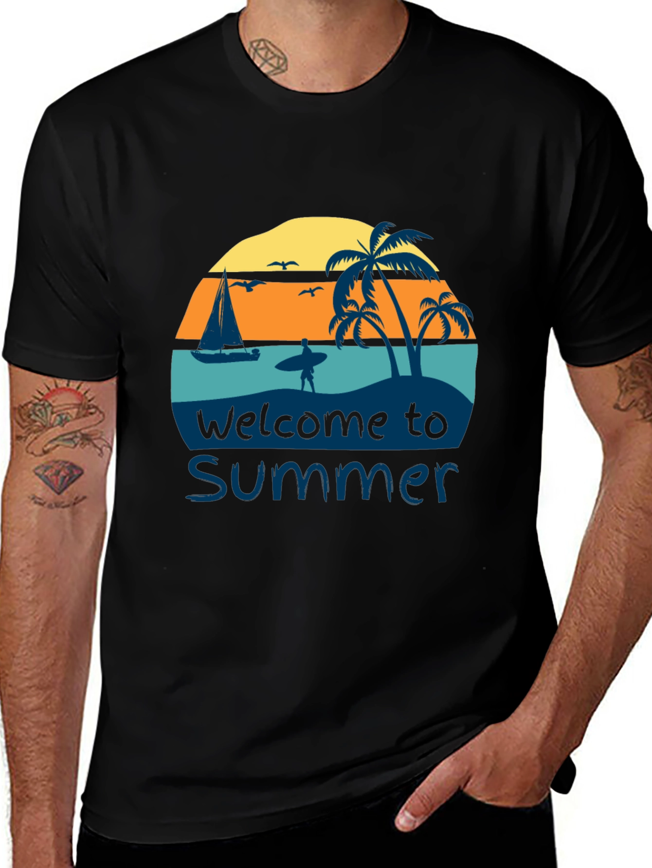Variant 2 of Welcome To Summer Graphic Tee