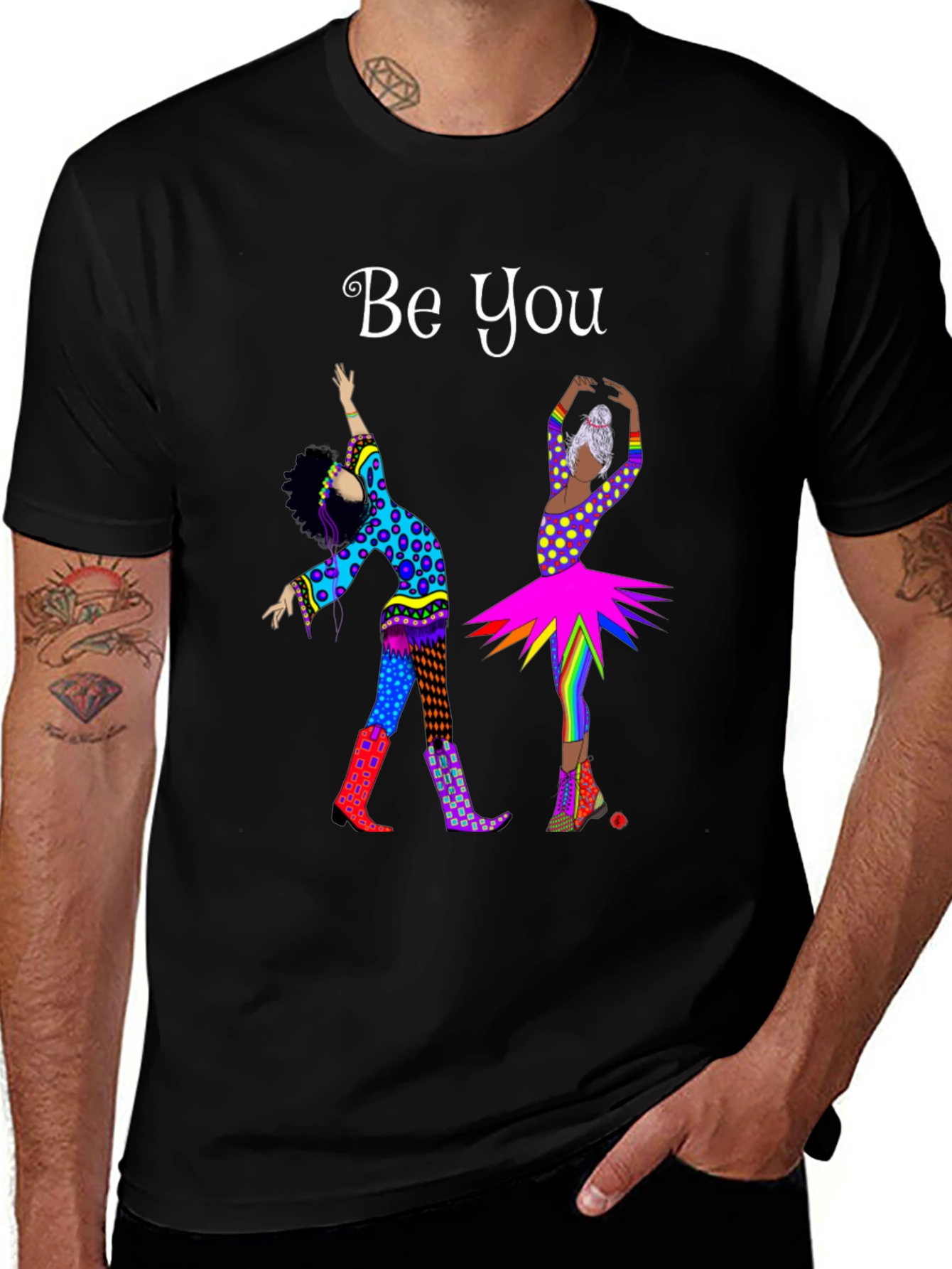 Be You T-Shirt - Colorful Graphic Tee