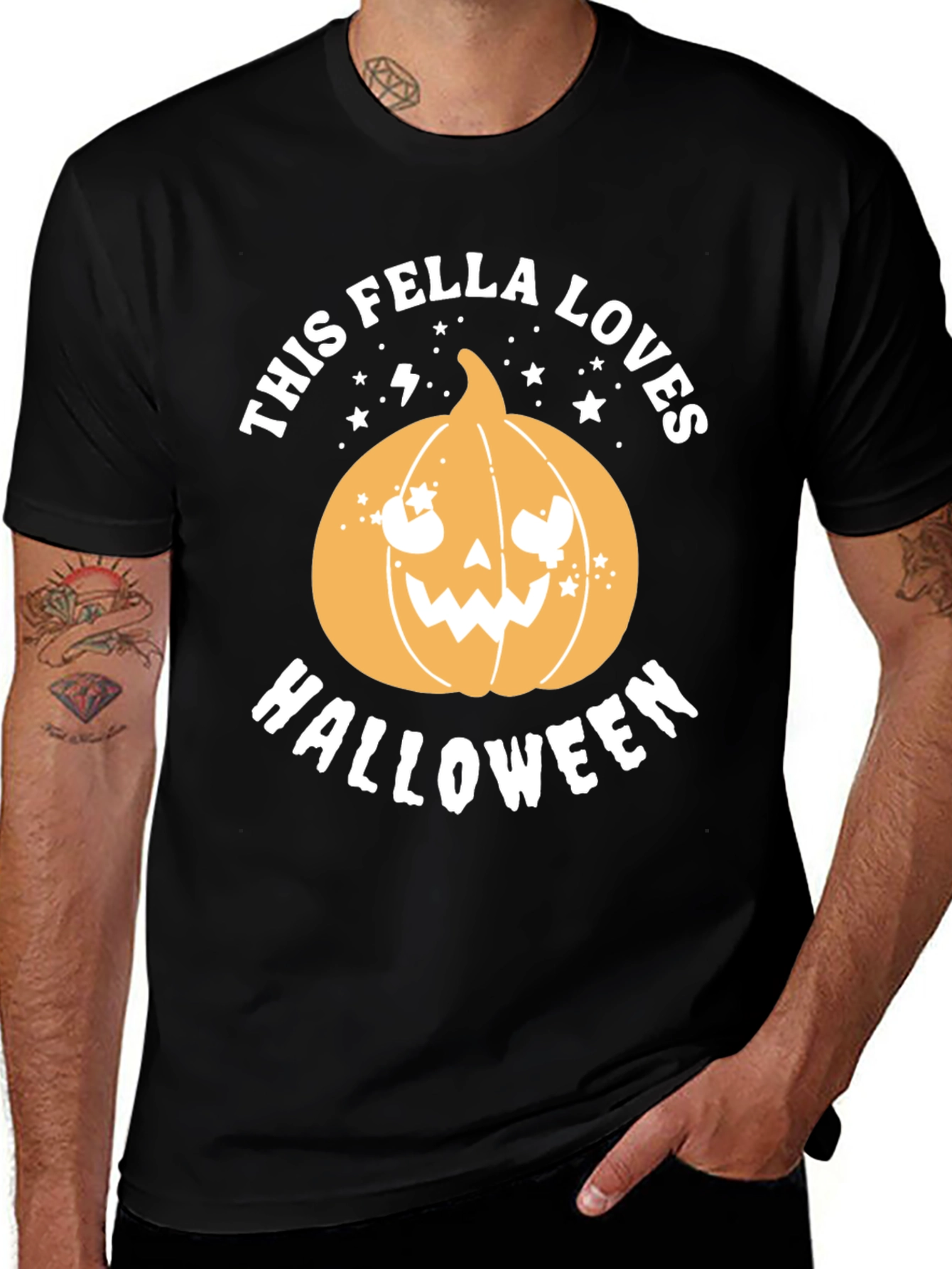 Variant 15 of Halloween Fella Pumpkin T-Shirt