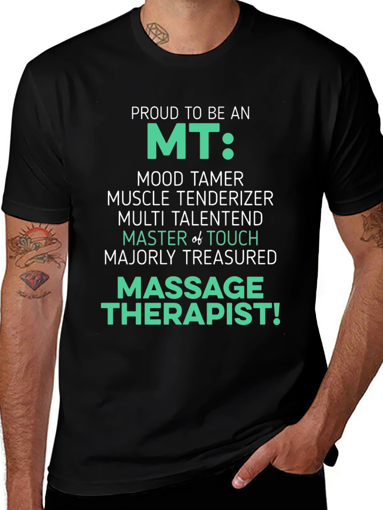 Proud MT Massage Therapist T-Shirt