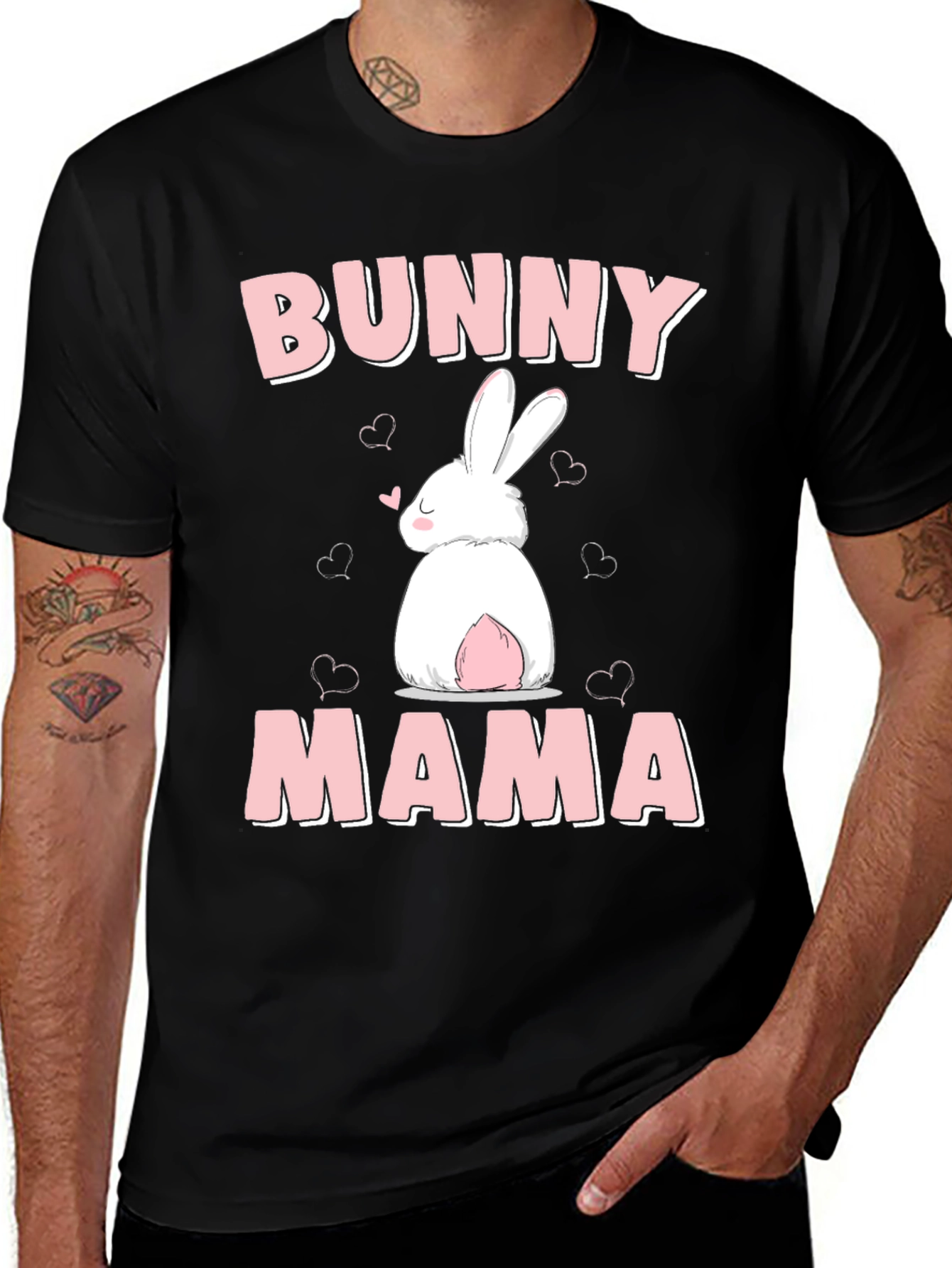 Variant 27 of Bunny Mama T-Shirt - Easter Gift for Moms