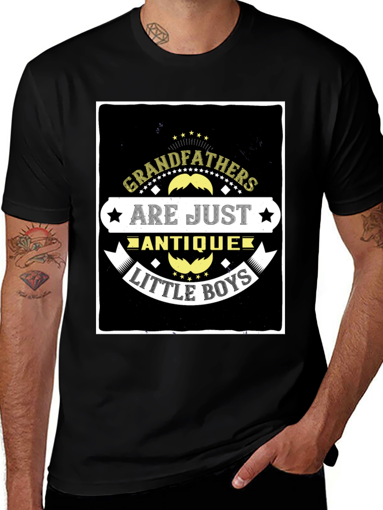 Grandfathers Antique Little Boys Graphic T-Shirt