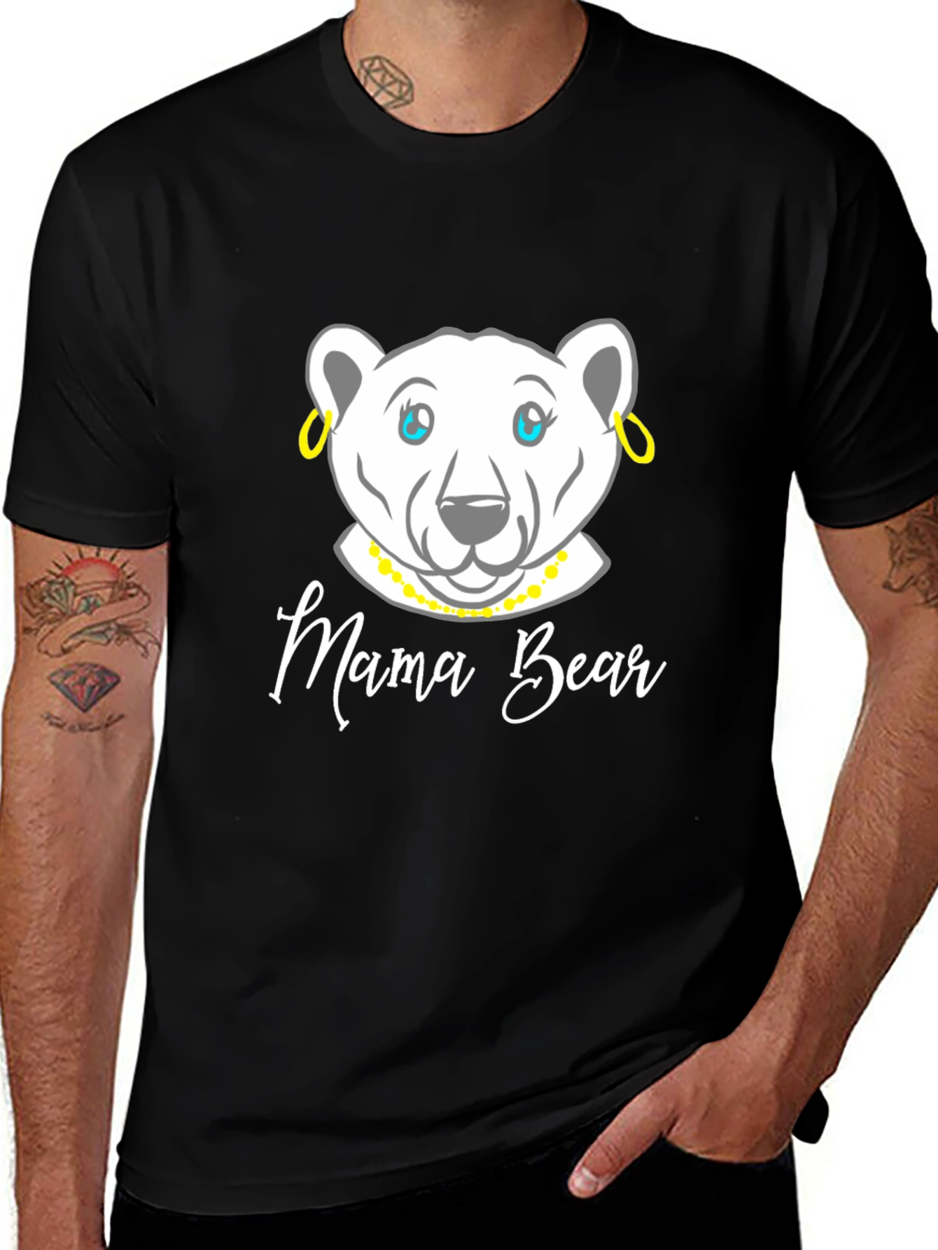 Variant 20 of Mama Bear T-Shirt - Cute Bear Graphic Tee