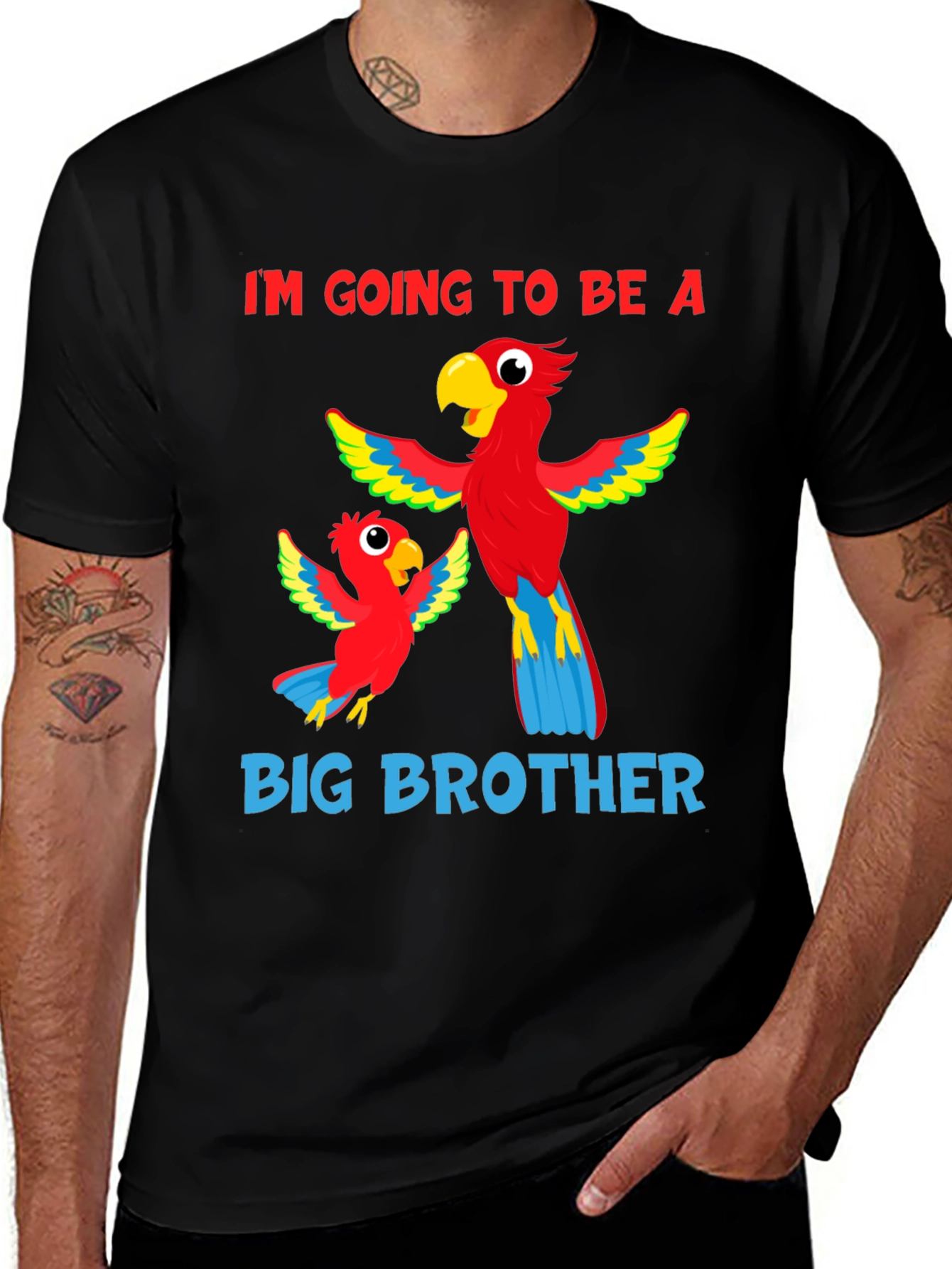 Big Brother Parrot Graphic Tee