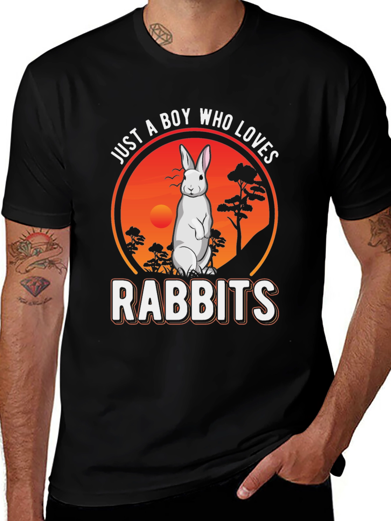 Variant 2 of Boy Who Loves Rabbits T-Shirt