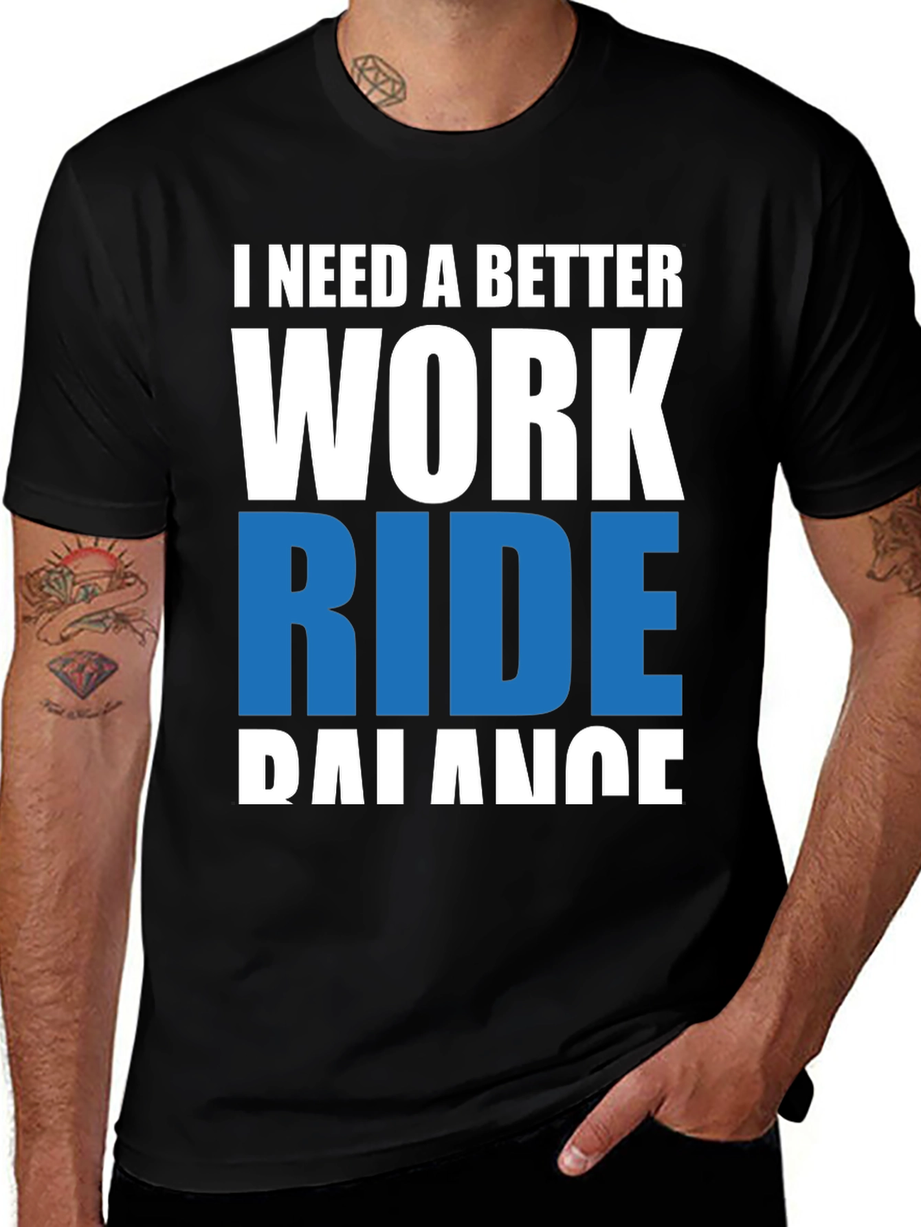 Variant 28 of Work Ride Balance T-Shirt
