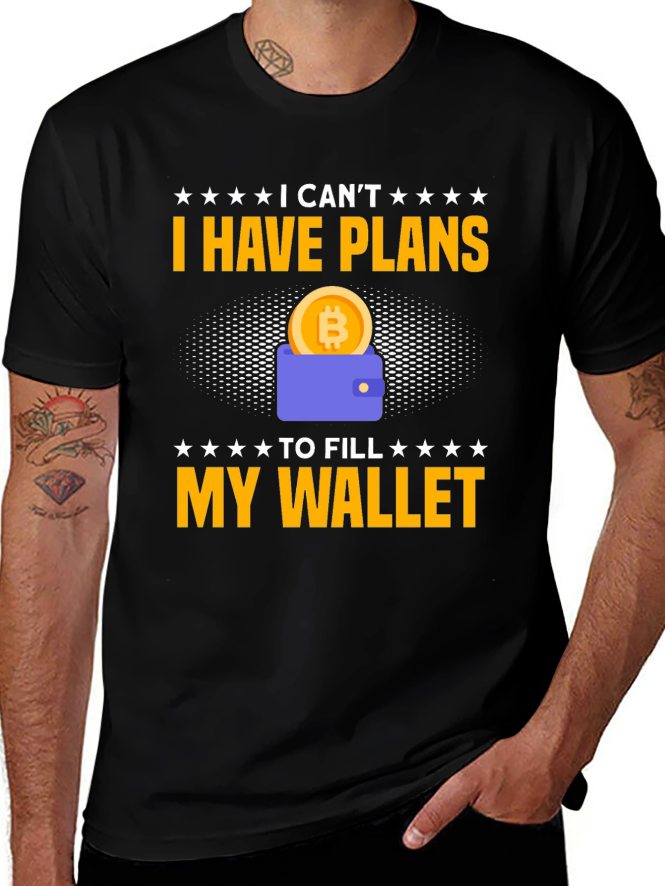 Crypto Wallet T-Shirt - Funny Bitcoin Design