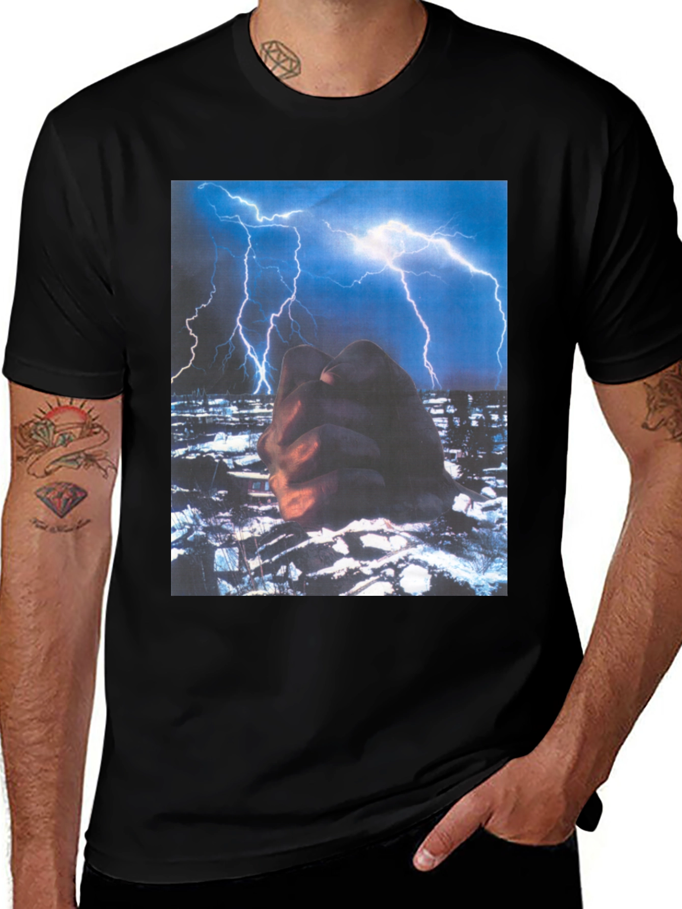 Variant 19 of Lightning Storm Graphic T-Shirt