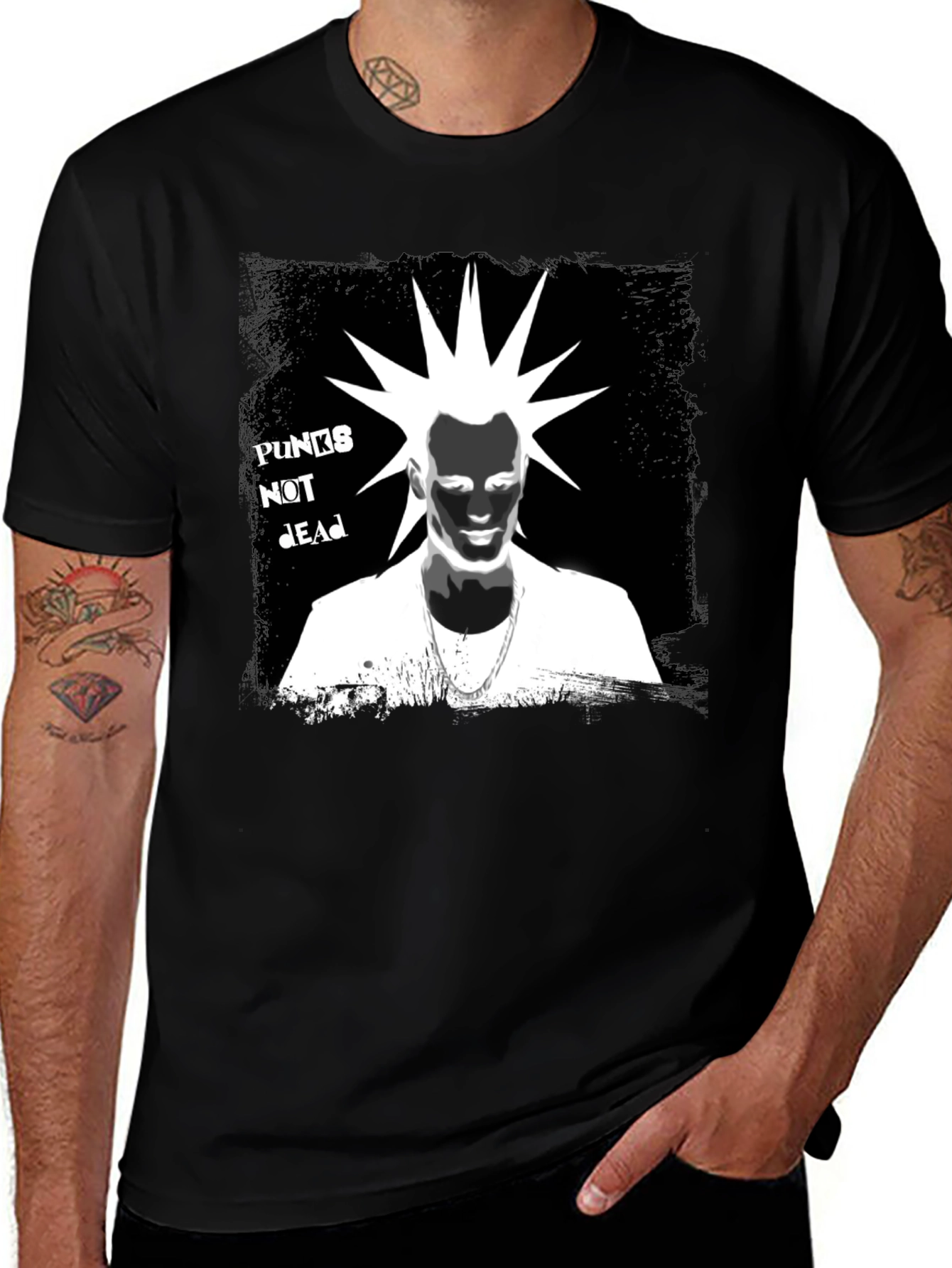 Variant 9 of Punk's Not Dead Graphic Tee