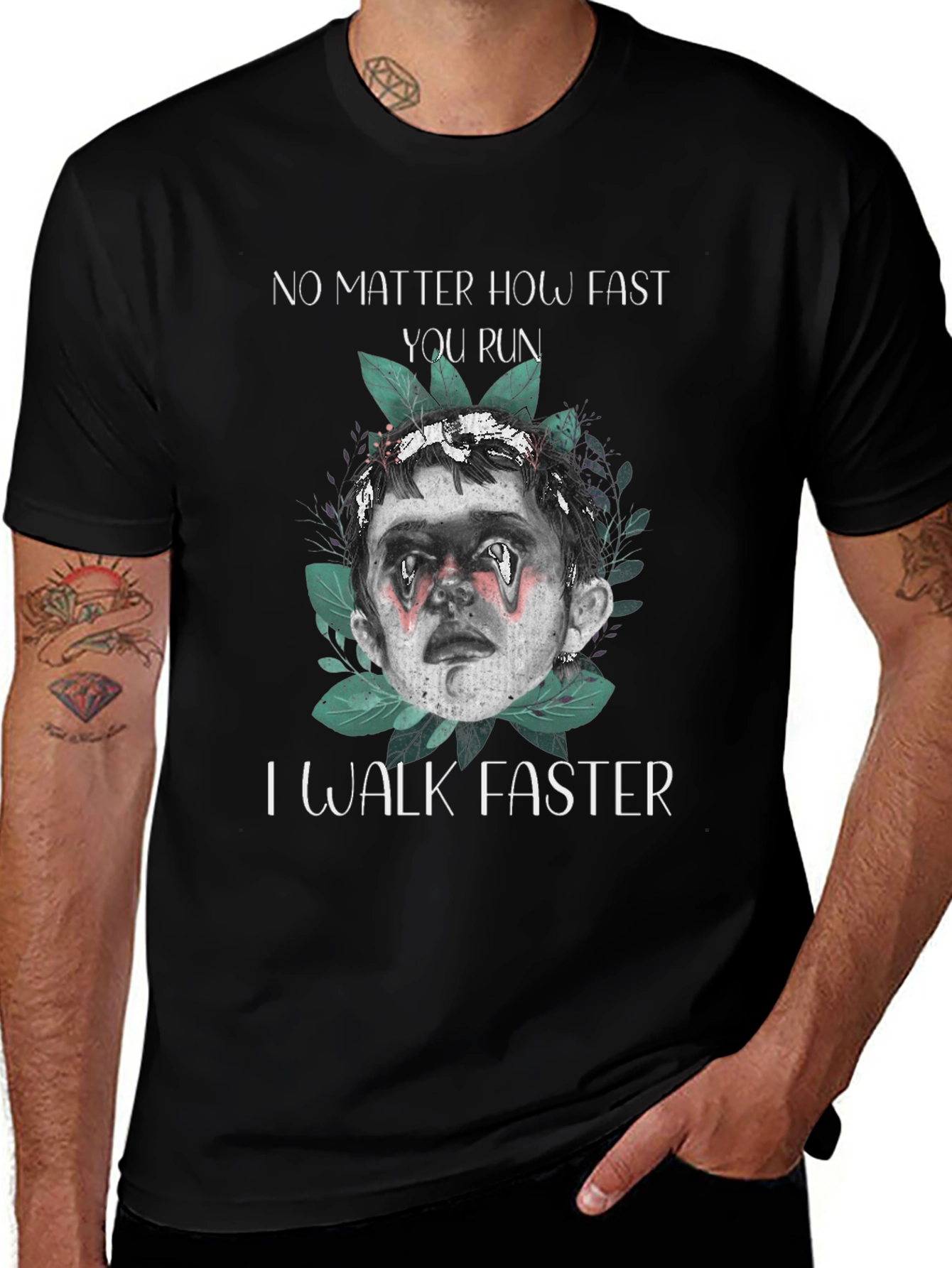 No Matter How Fast You Run I Walk Faster T-Shirt
