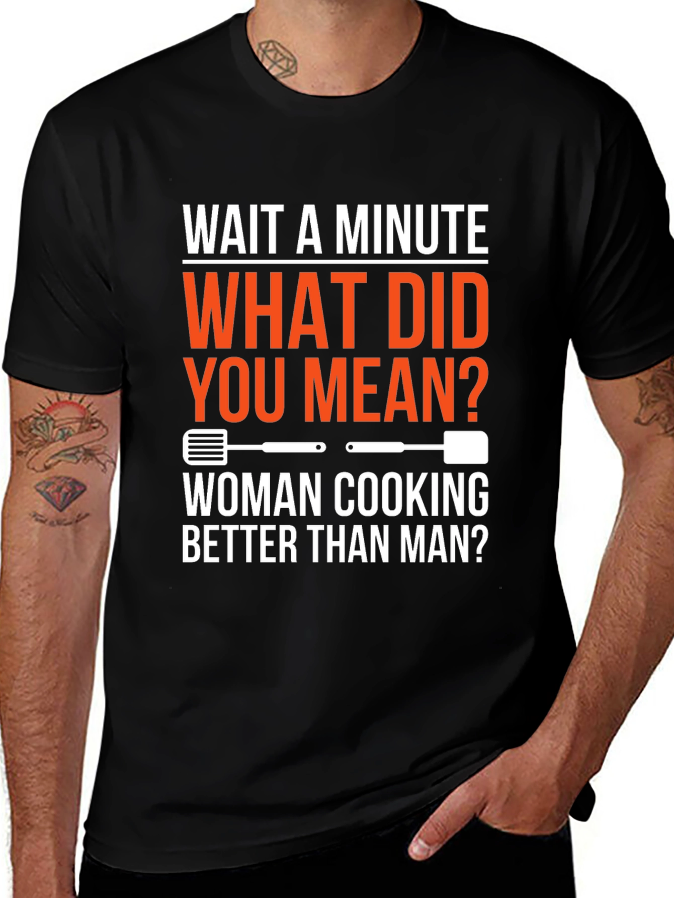 Variant 27 of Funny Cooking T-Shirt - Wait A Minute What Did You Mean?