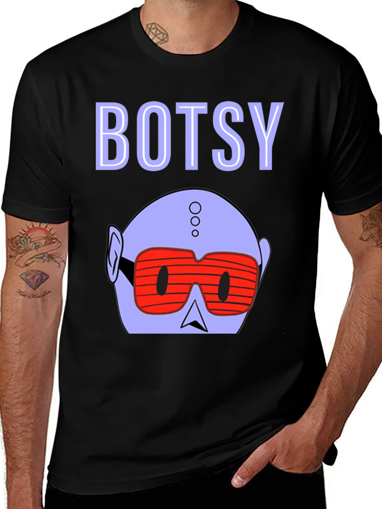 Botsy T-Shirt: Retro Cartoon Graphic Tee