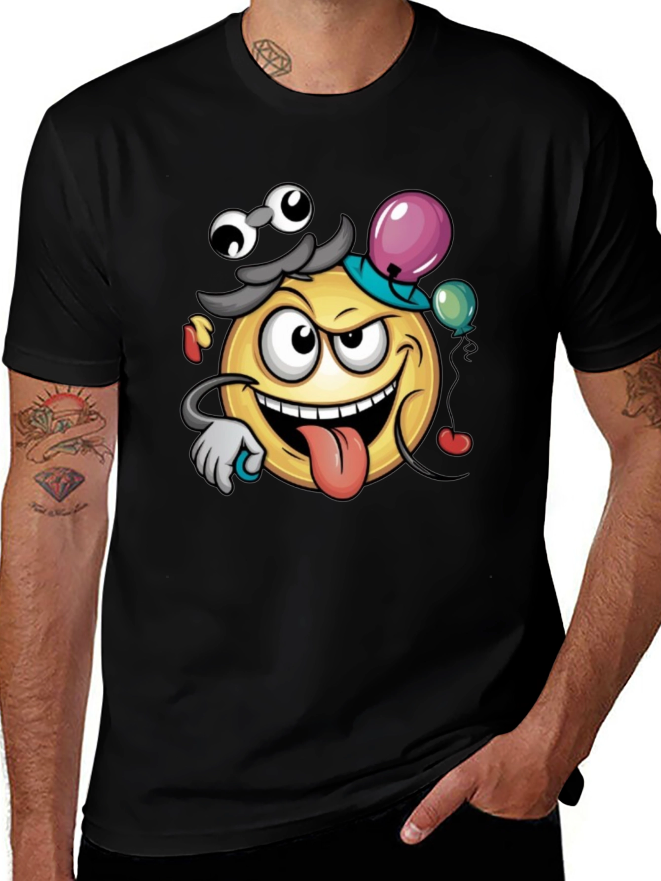 Variant 3 of Funny Emoji T-Shirt: Party Time!