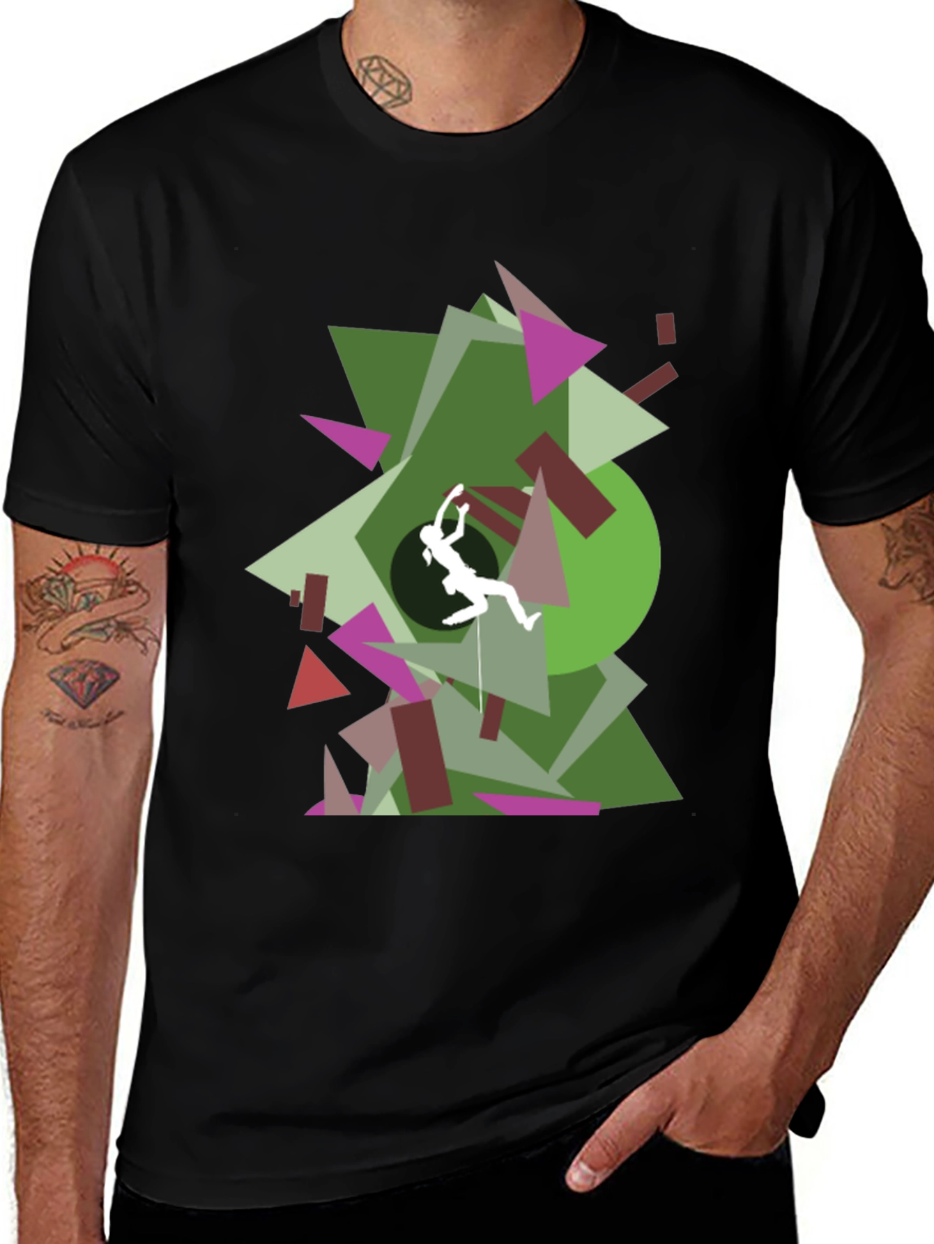 Variant 9 of Geometric Climbing T-Shirt