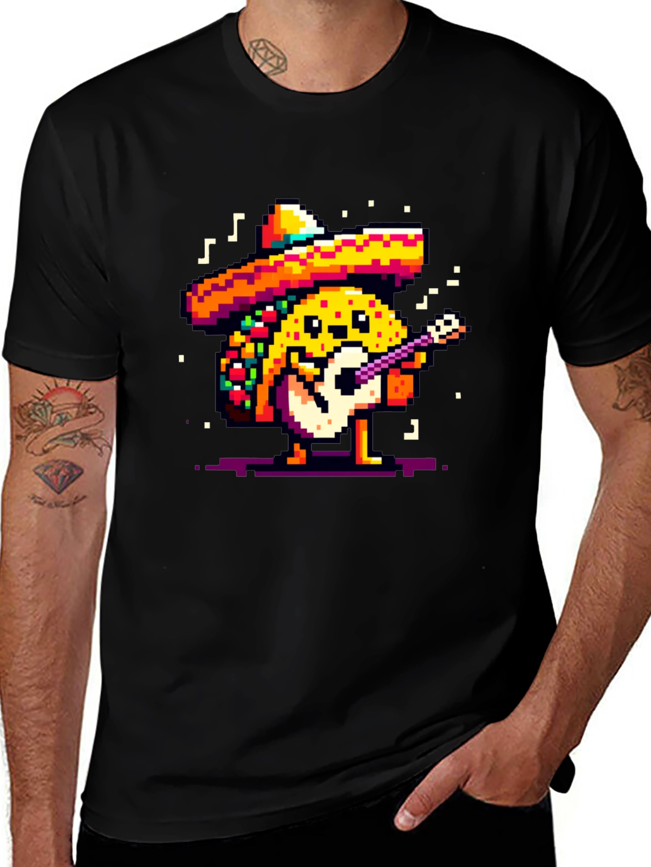 Variant 4 of Pixel Taco Graphic Tee