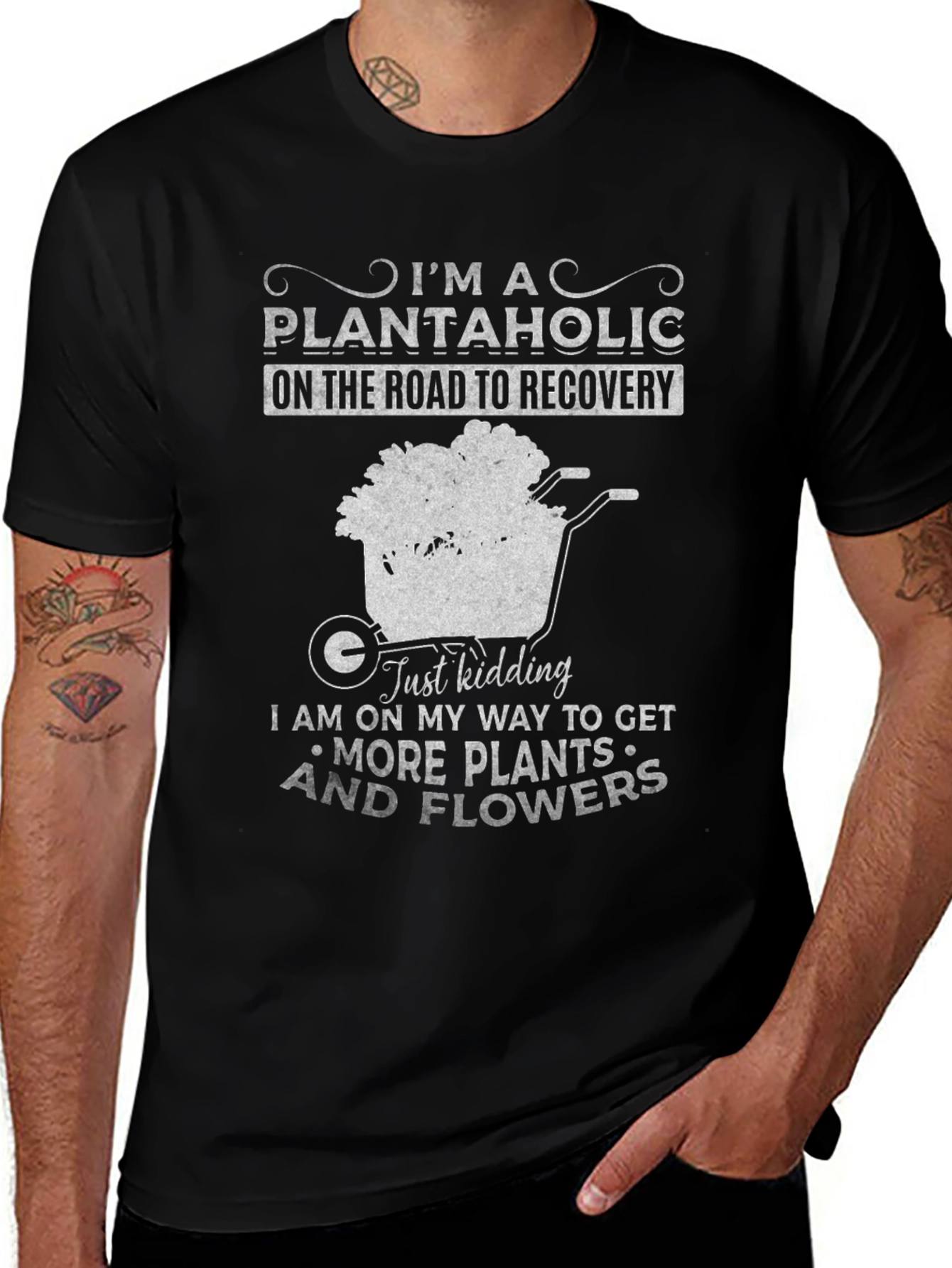 Variant 8 of Plantaholic T-Shirt: Gardening Humor