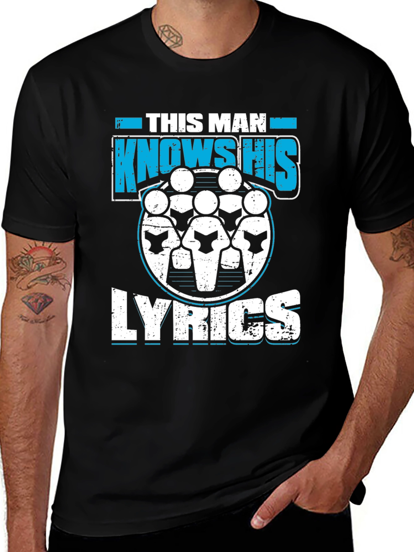 Variant 24 of This Man Knows His Lyrics T-Shirt