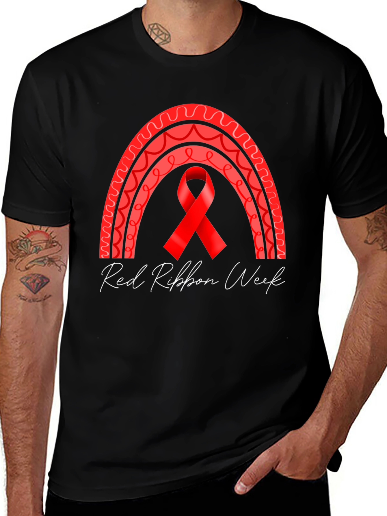Red Ribbon Week Awareness T-Shirt