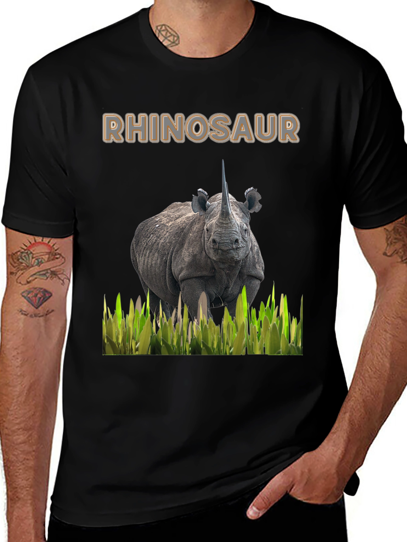 Variant 25 of Rhinosauraus T-Shirt - Cool Rhino Design