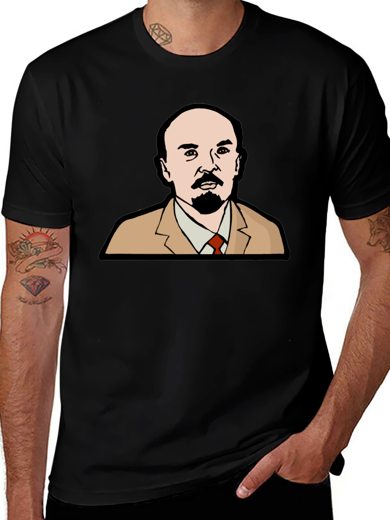 Lenin Graphic Tee - Political Humor T-Shirt