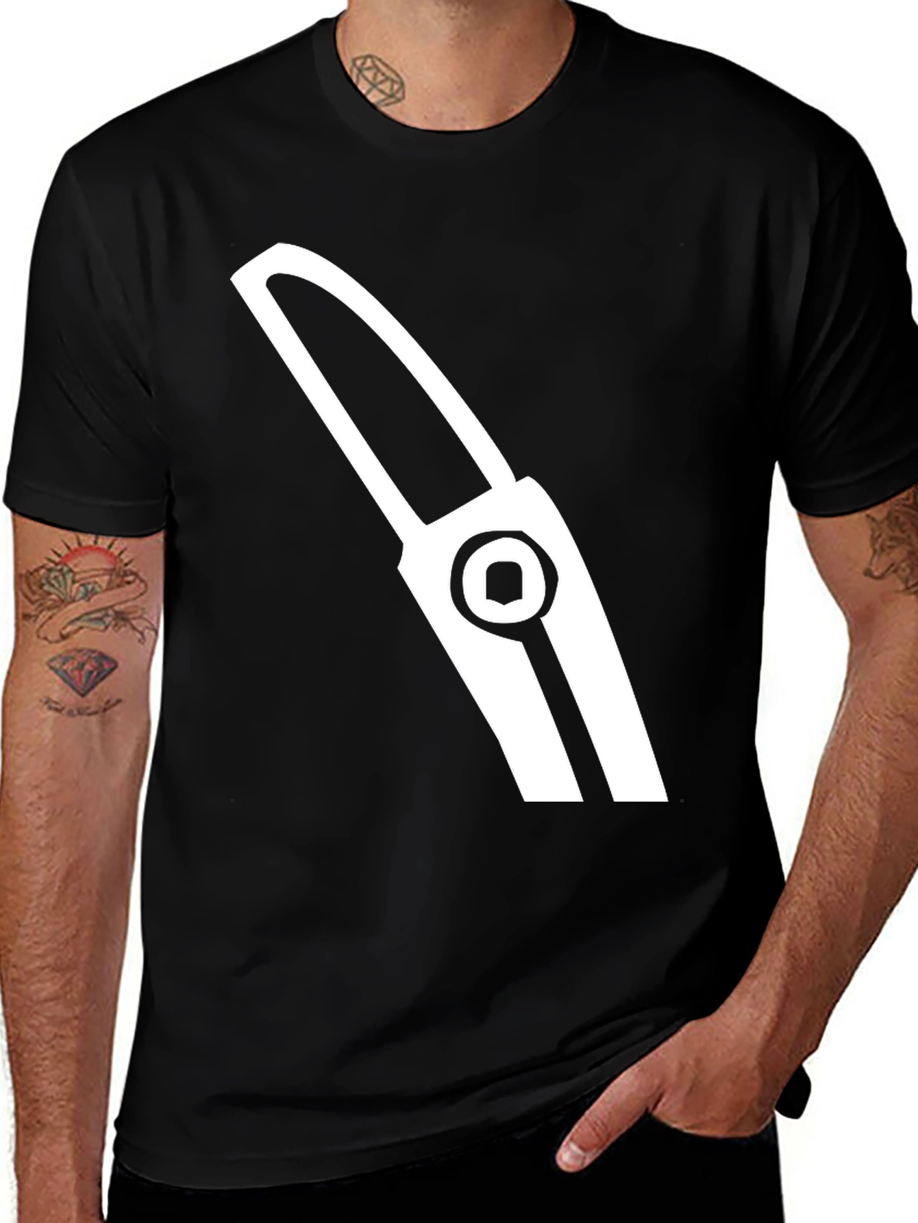 Variant 25 of Modern Graphic Tee - Abstract Tool Design