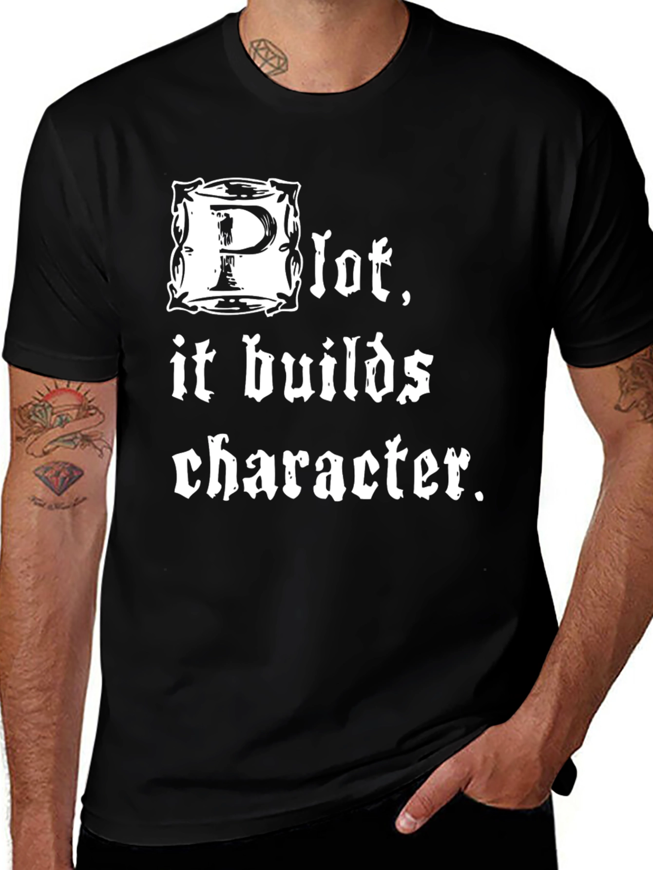Variant 27 of Pilot Builds Character - Graphic T-Shirt