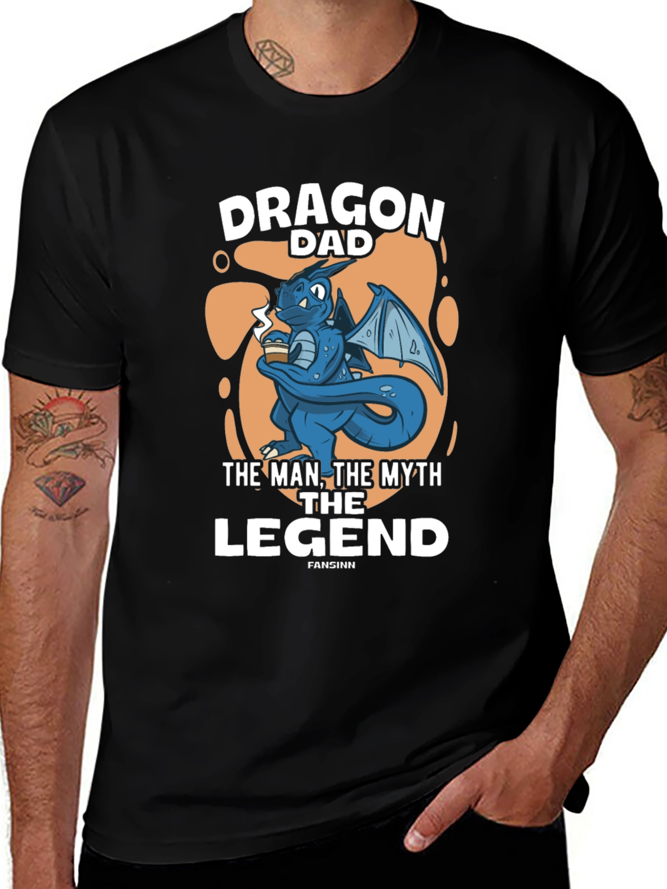 Variant 17 of Dragon Dad: The Man, The Myth, The Legend T-Shirt